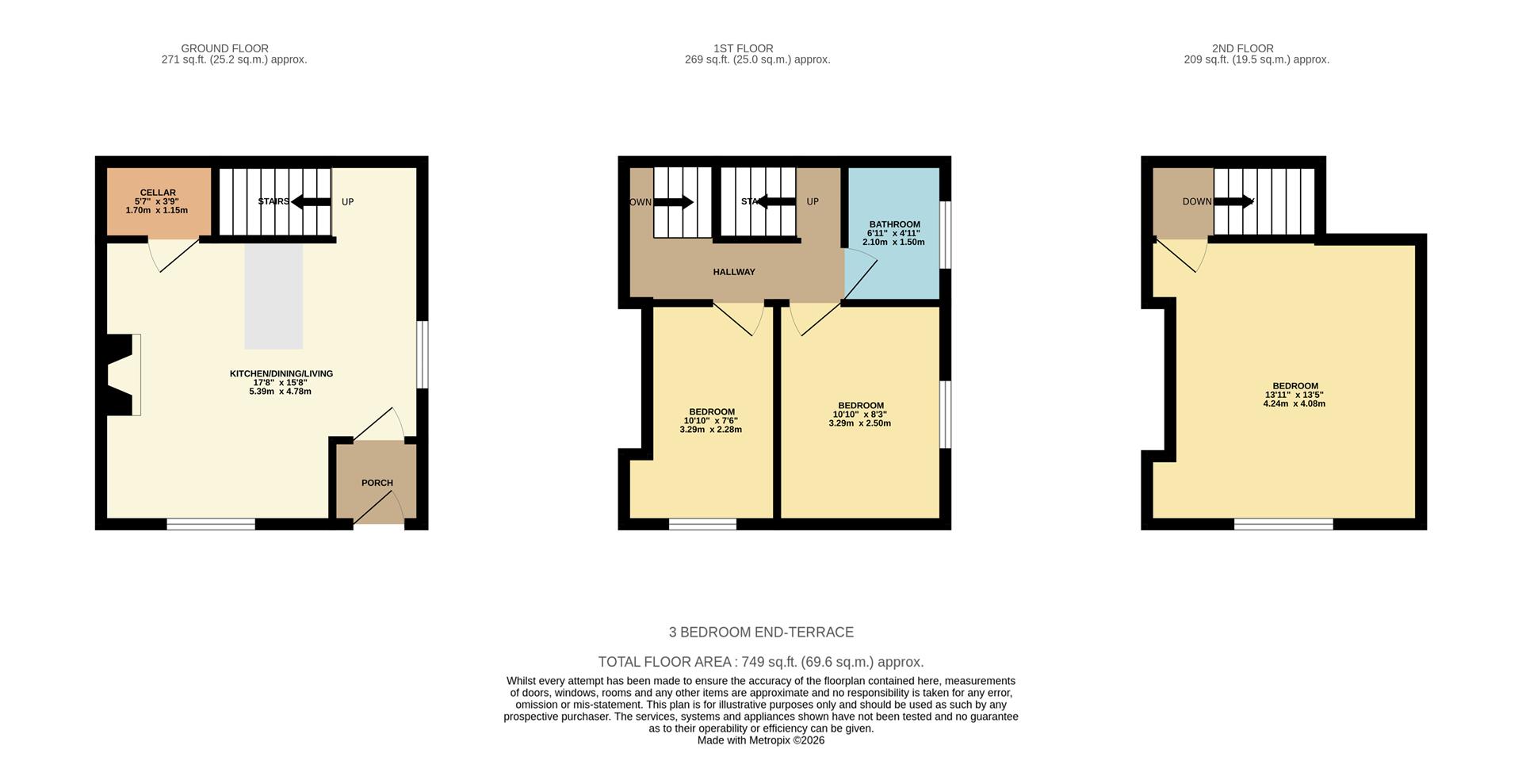 15A, West End, Bradford floorplan