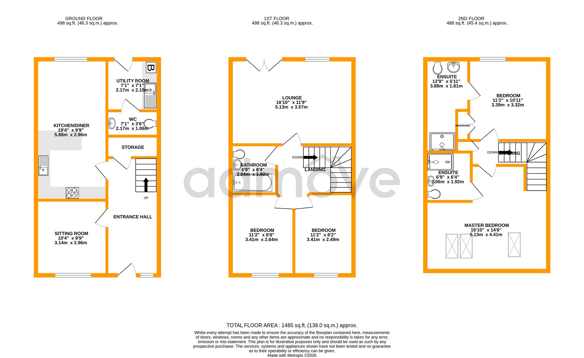 23 Riverbrook Road, Altrincham floorplan