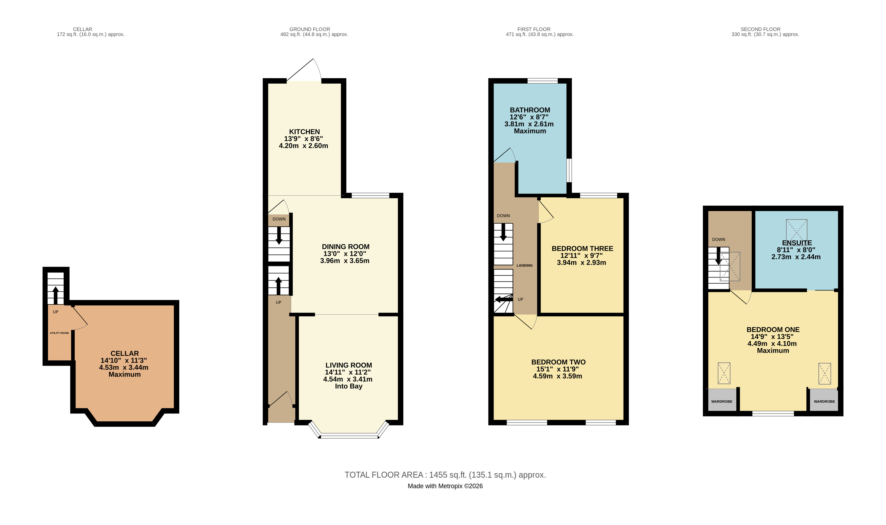 3, Warwick Avenue, Manchester floorplan