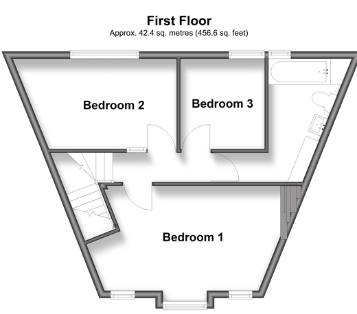 The Hoppety, Tadworth floorplan