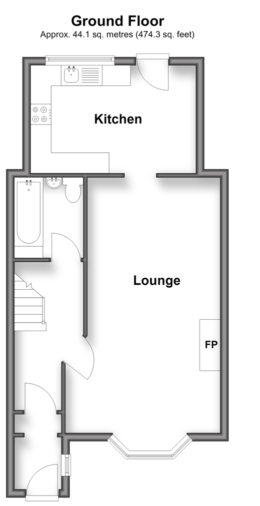 Totland Road, Portsmouth floorplan
