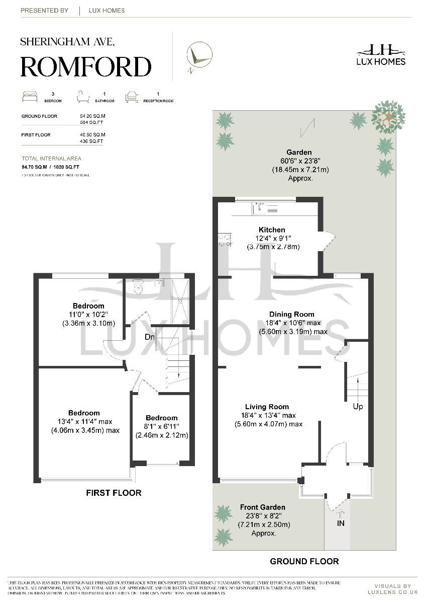 133 Sheringham Avenue, Romford floorplan