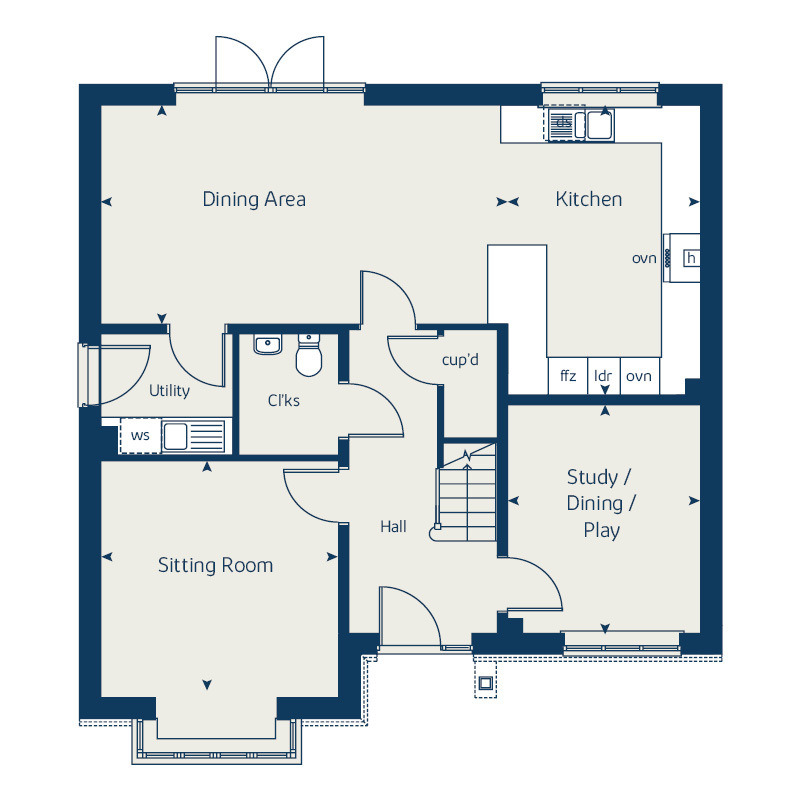 57, Marshall Road, Devizes floorplan