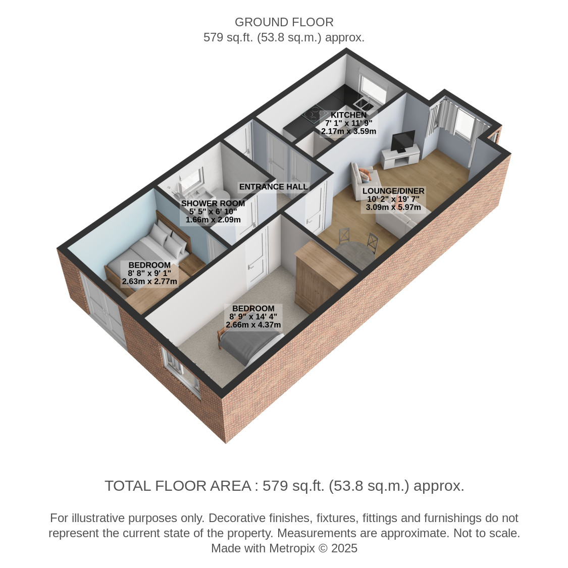 3, Poplar Close, Doncaster floorplan