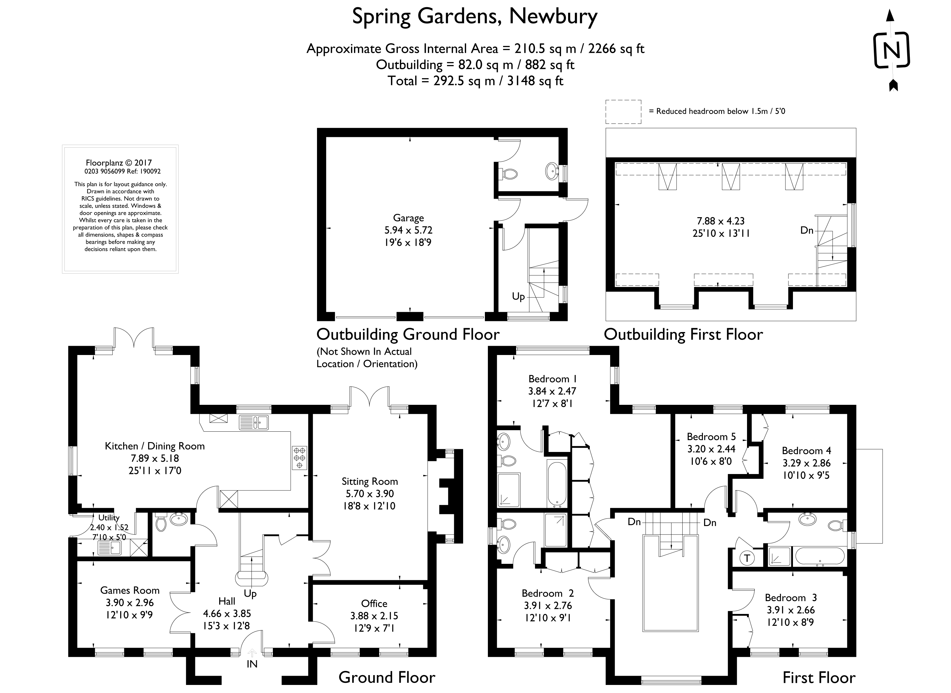 5 Bedrooms Detached house to rent in Spring Gardens, Wash Water, Newbury RG20