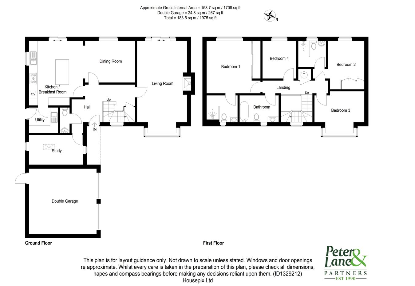 5, Elizabeth Drive, Huntingdon floorplan
