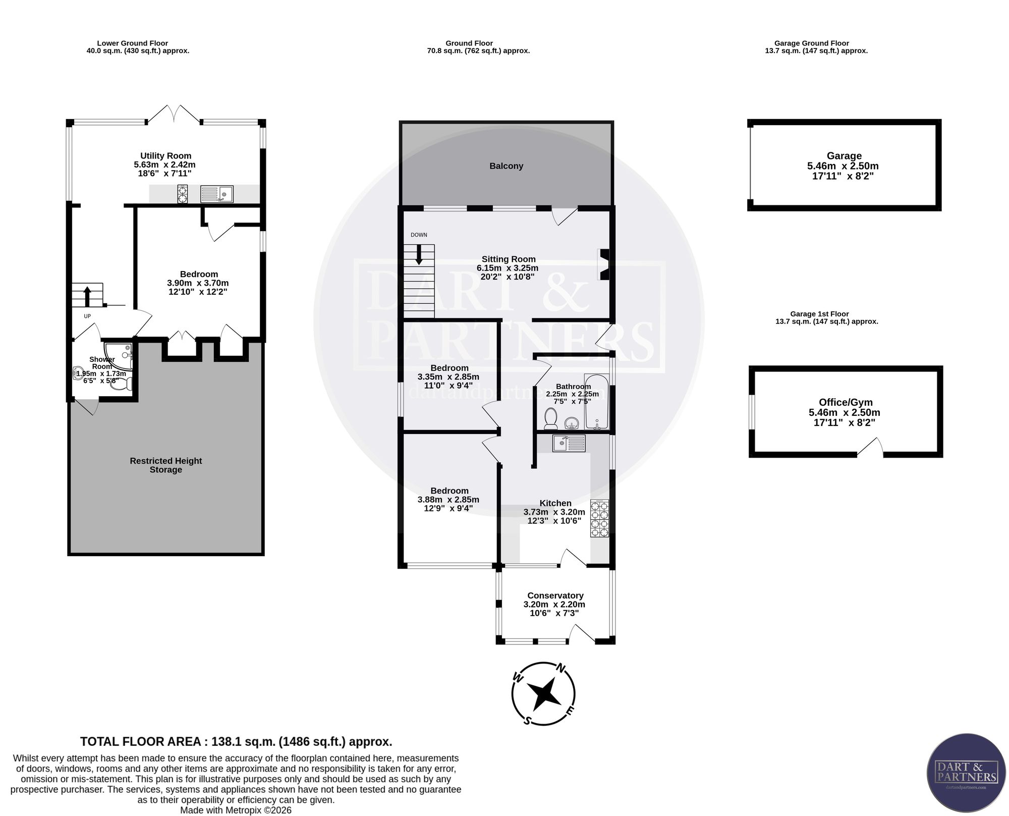 10 Dunning Walk, Teignmouth floorplan