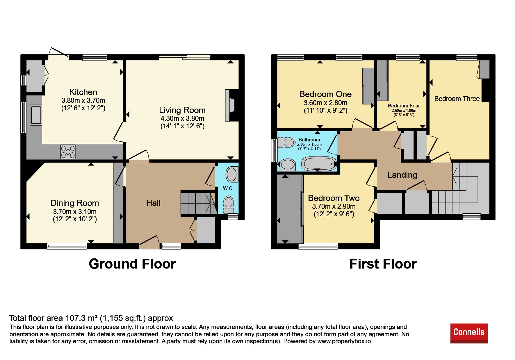 198, Watling Street, St. Albans floorplan