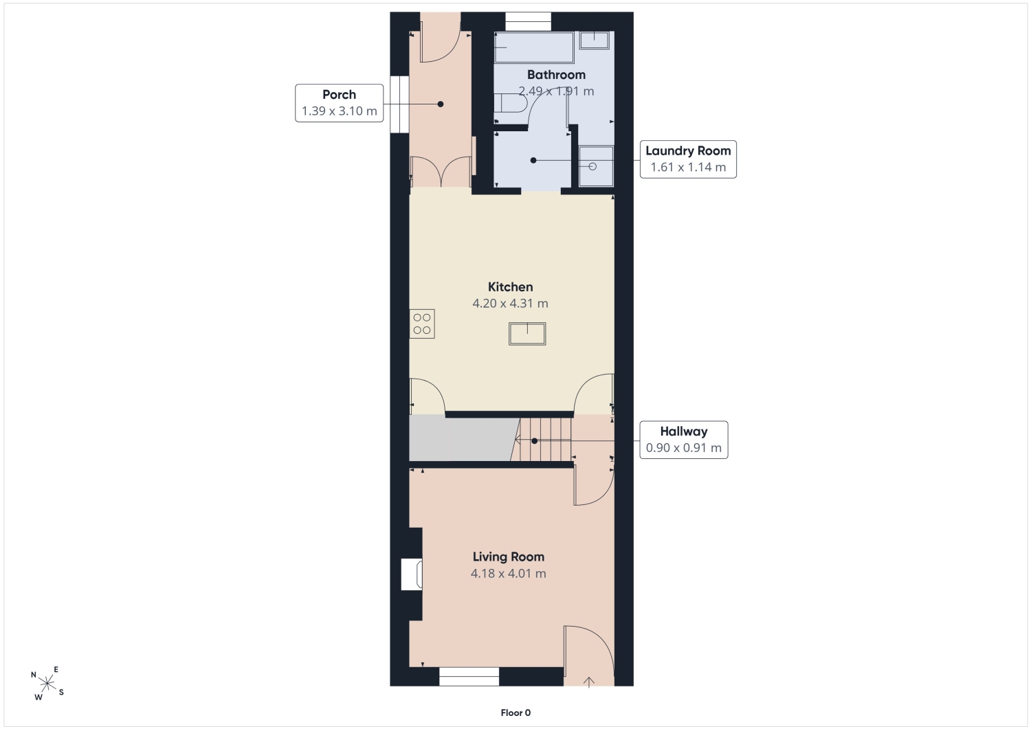 4, Preston Lane, Castleford floorplan