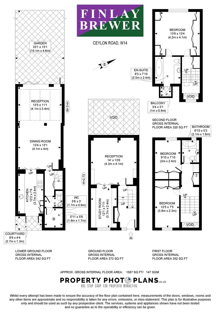 Ceylon Road, Brook Green, London W14, 3 bedroom property for sale