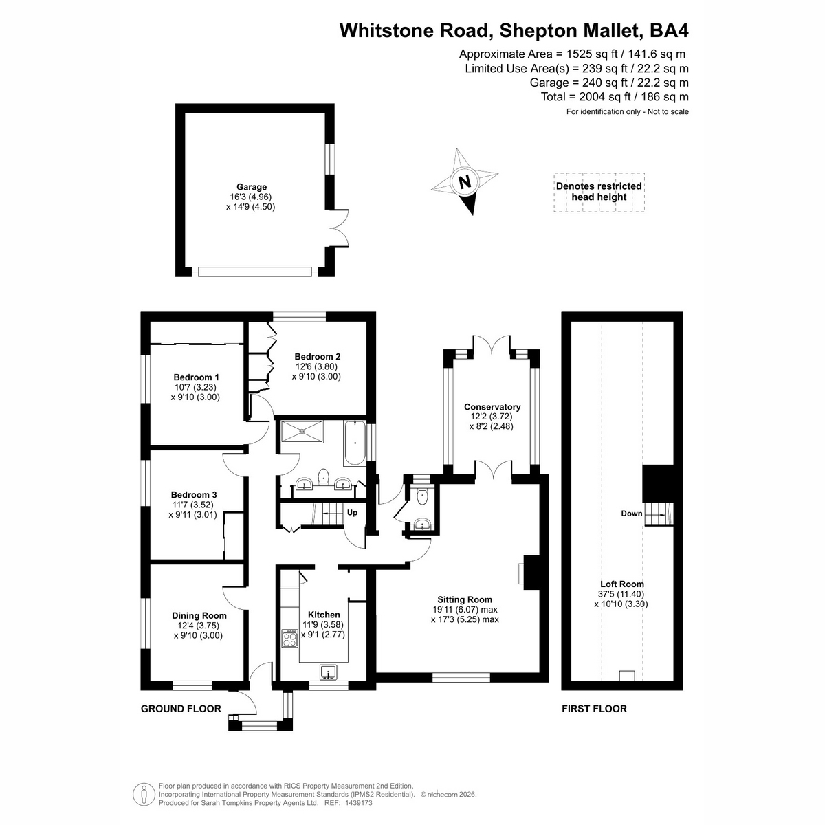 Flat Melita, 10, Whitstone Road, Shepton Mallet floorplan