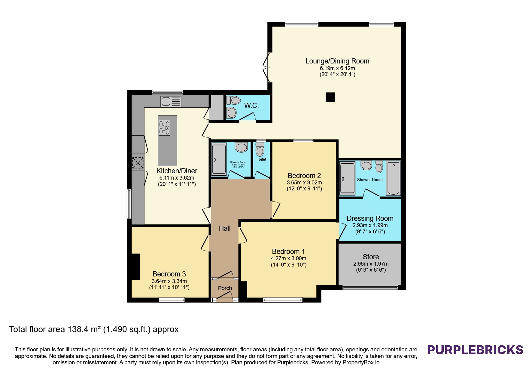 2, Highthorn Road, Mexborough floorplan