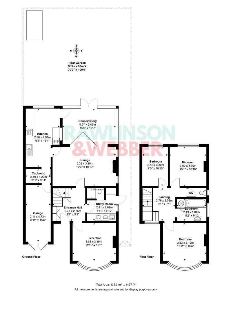 86, Merton Way, West Molesey floorplan