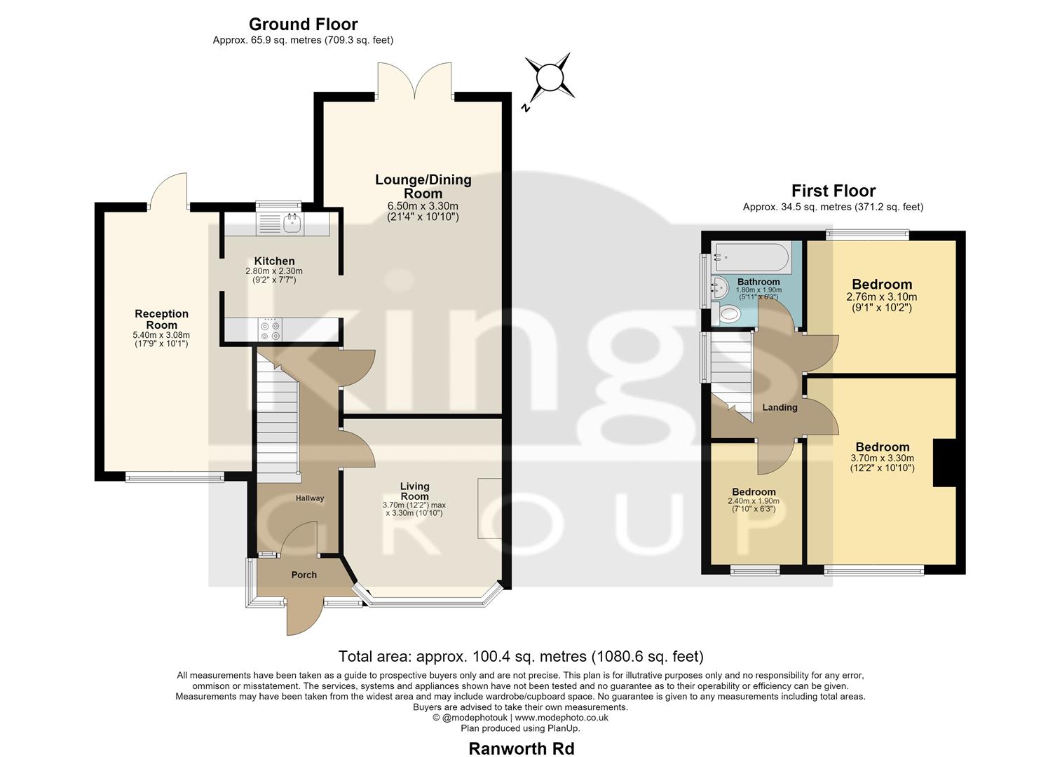 8, Ranworth Road, London floorplan