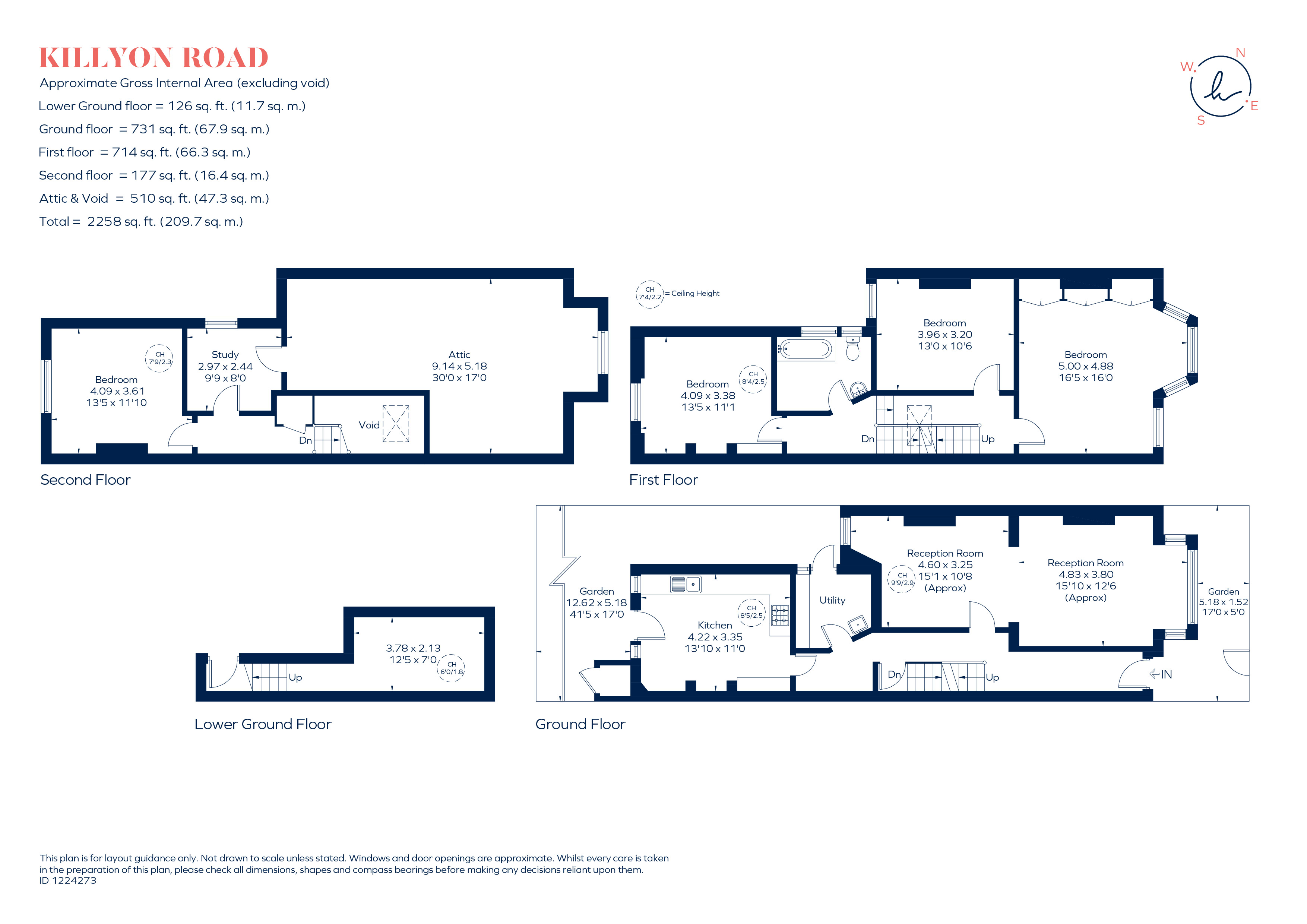 31, Killyon Road, London floorplan