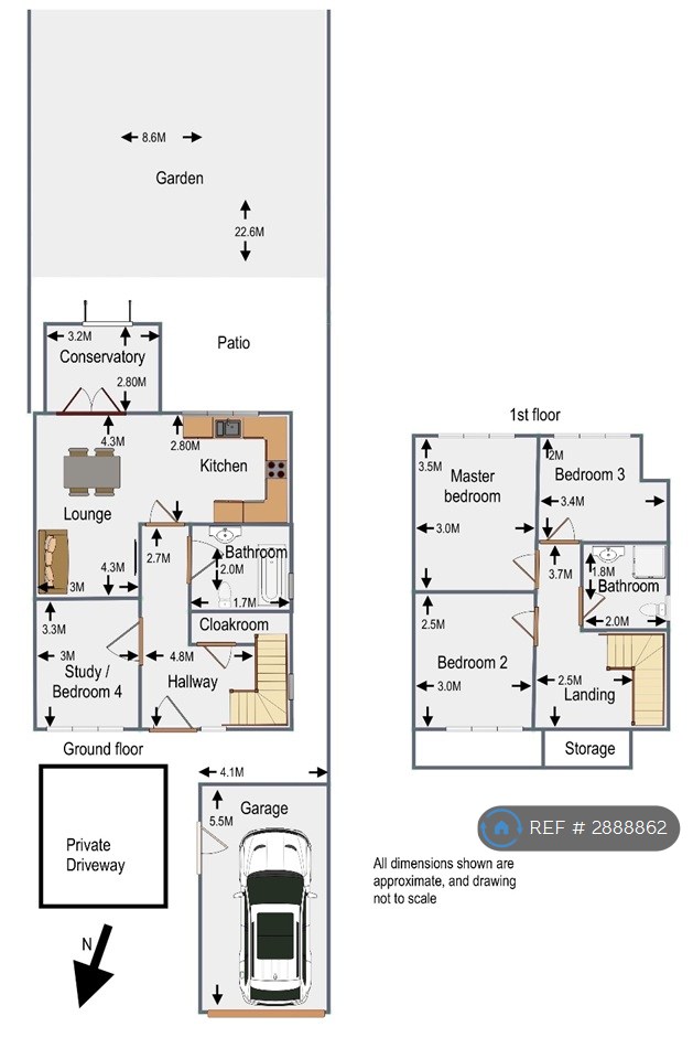 Robin Lane, London floorplan