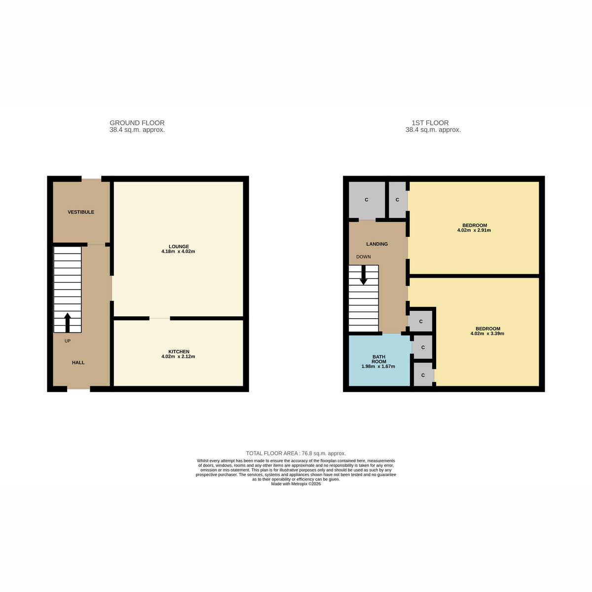 14, Garvock Place, Dundee floorplan