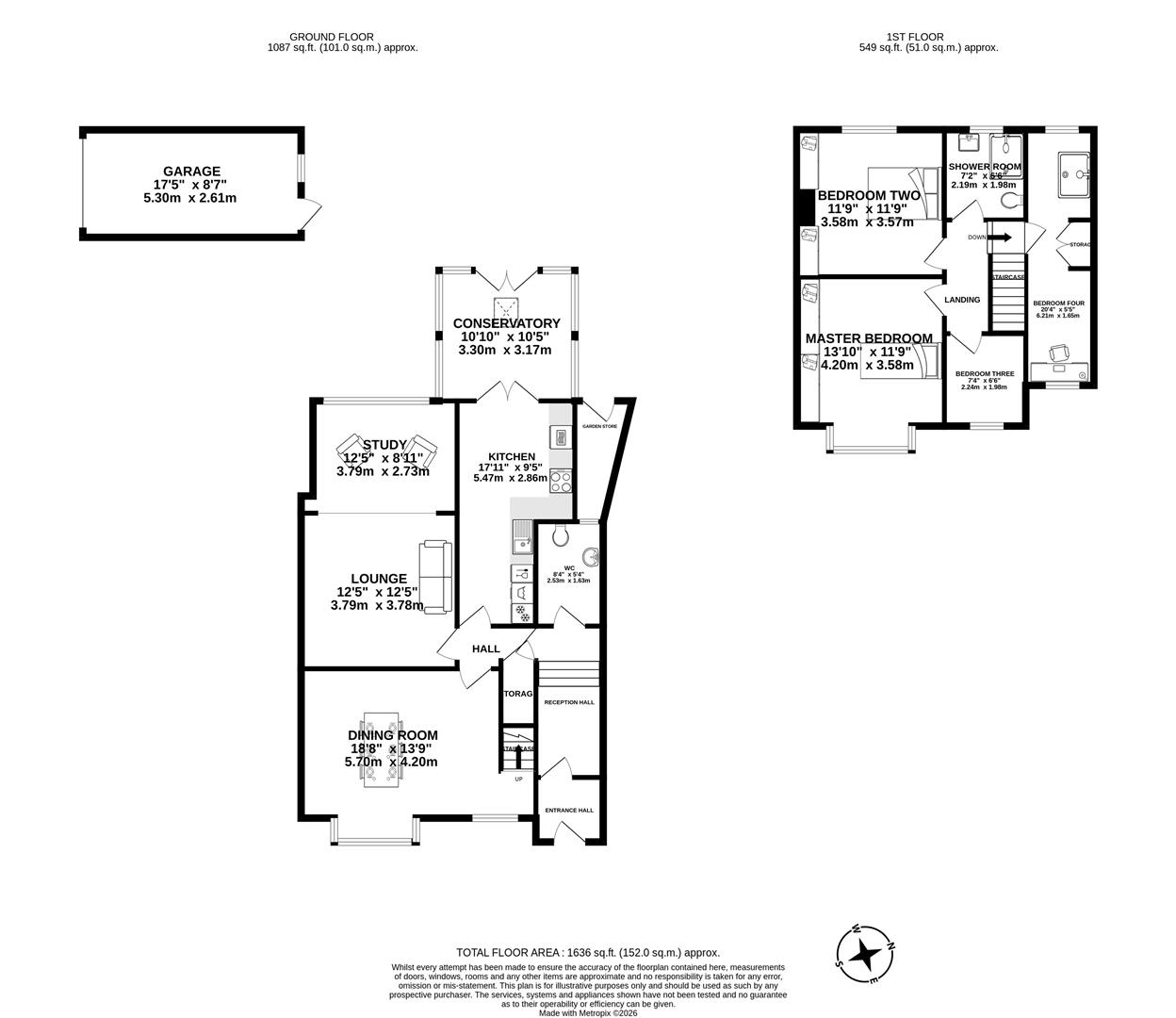 17, Harrington Road, Chorley floorplan
