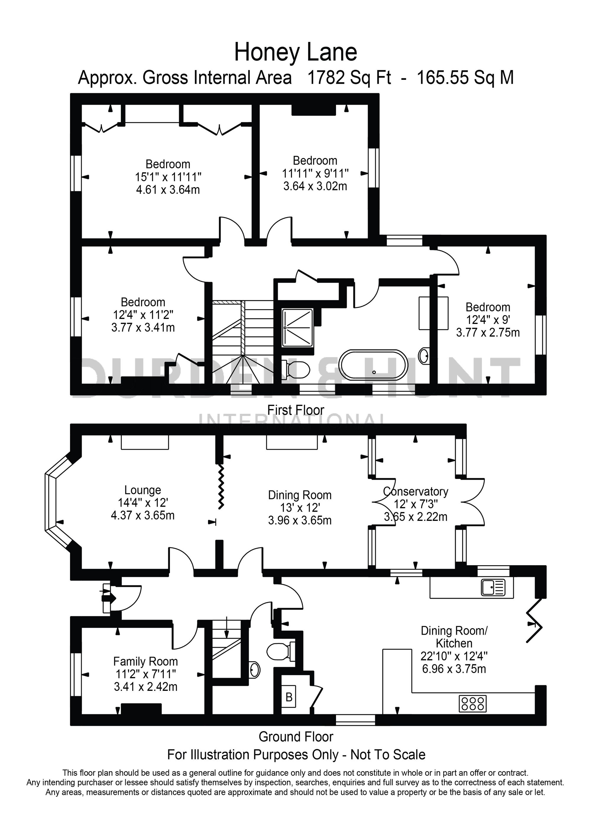 43 Honey Lane, Waltham Abbey floorplan