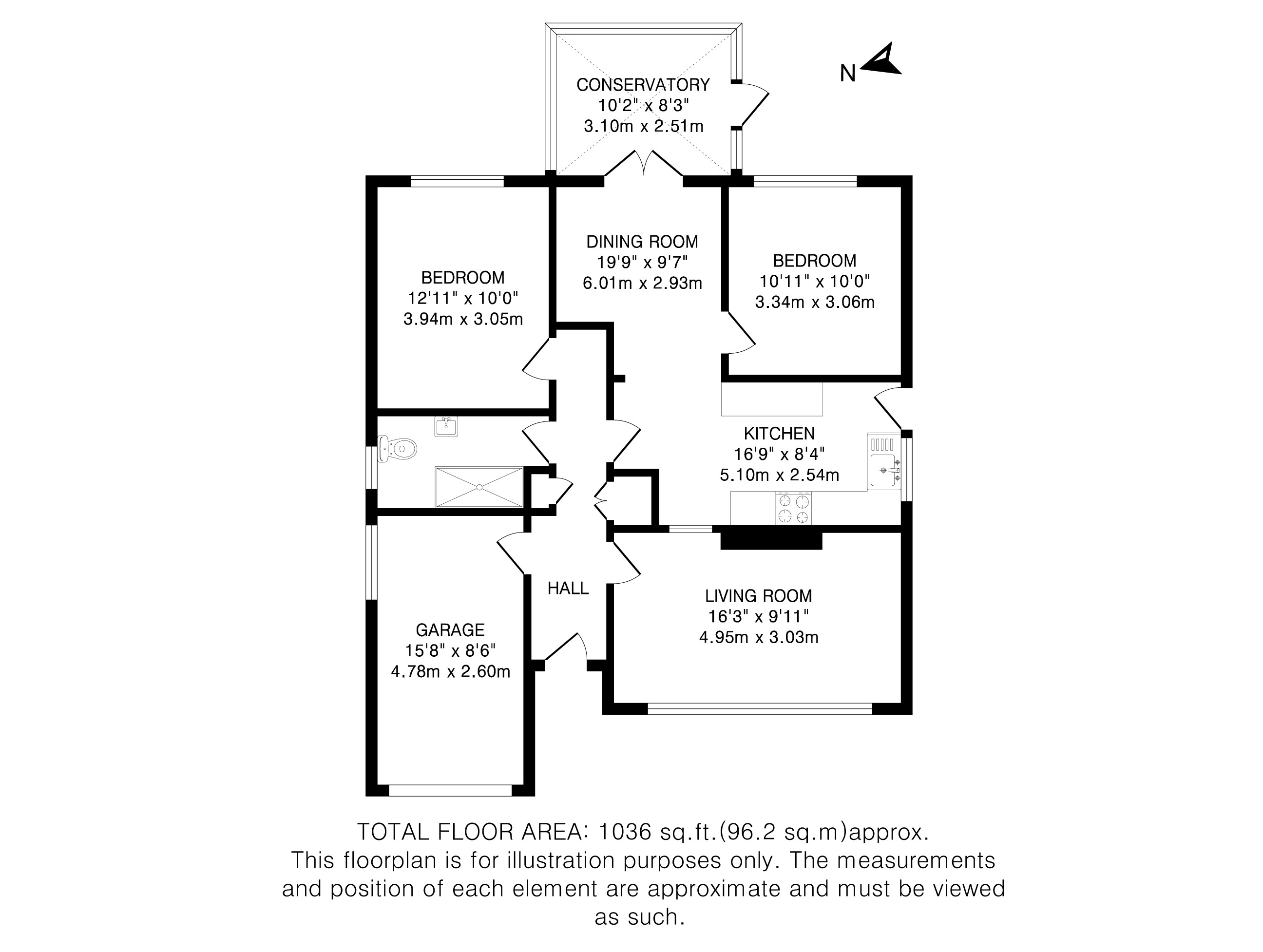 21, Oldfield Rise, Whitwell floorplan