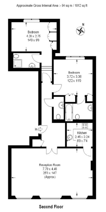 Hyde Park Square, London floorplan