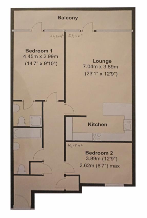 2 Bedrooms Flat for sale in Seaside Road, St. Leonards-On-Sea TN38