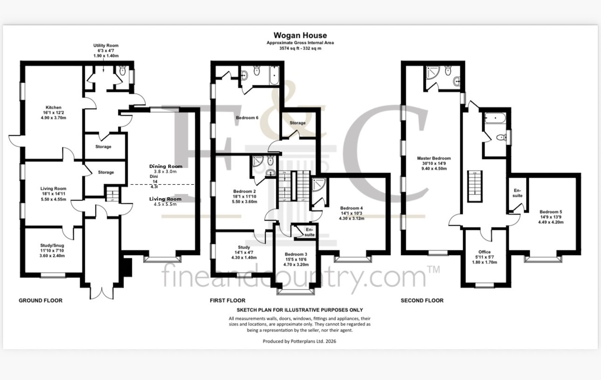 Wogan House, Wogan terrace, Saundersfoot floorplan