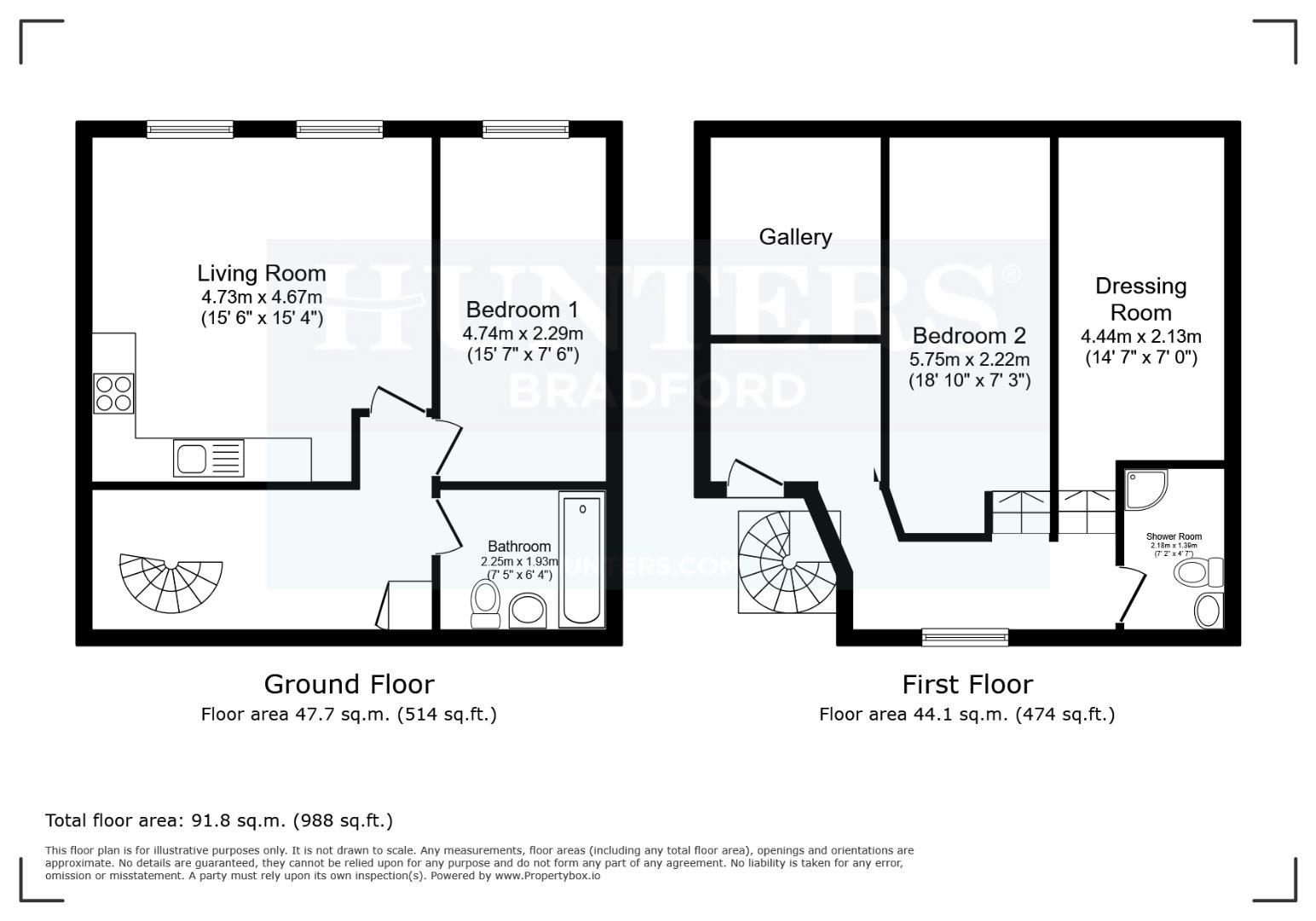 Apartment 43, 20-22, Mill Street(s), Bradford floorplan
