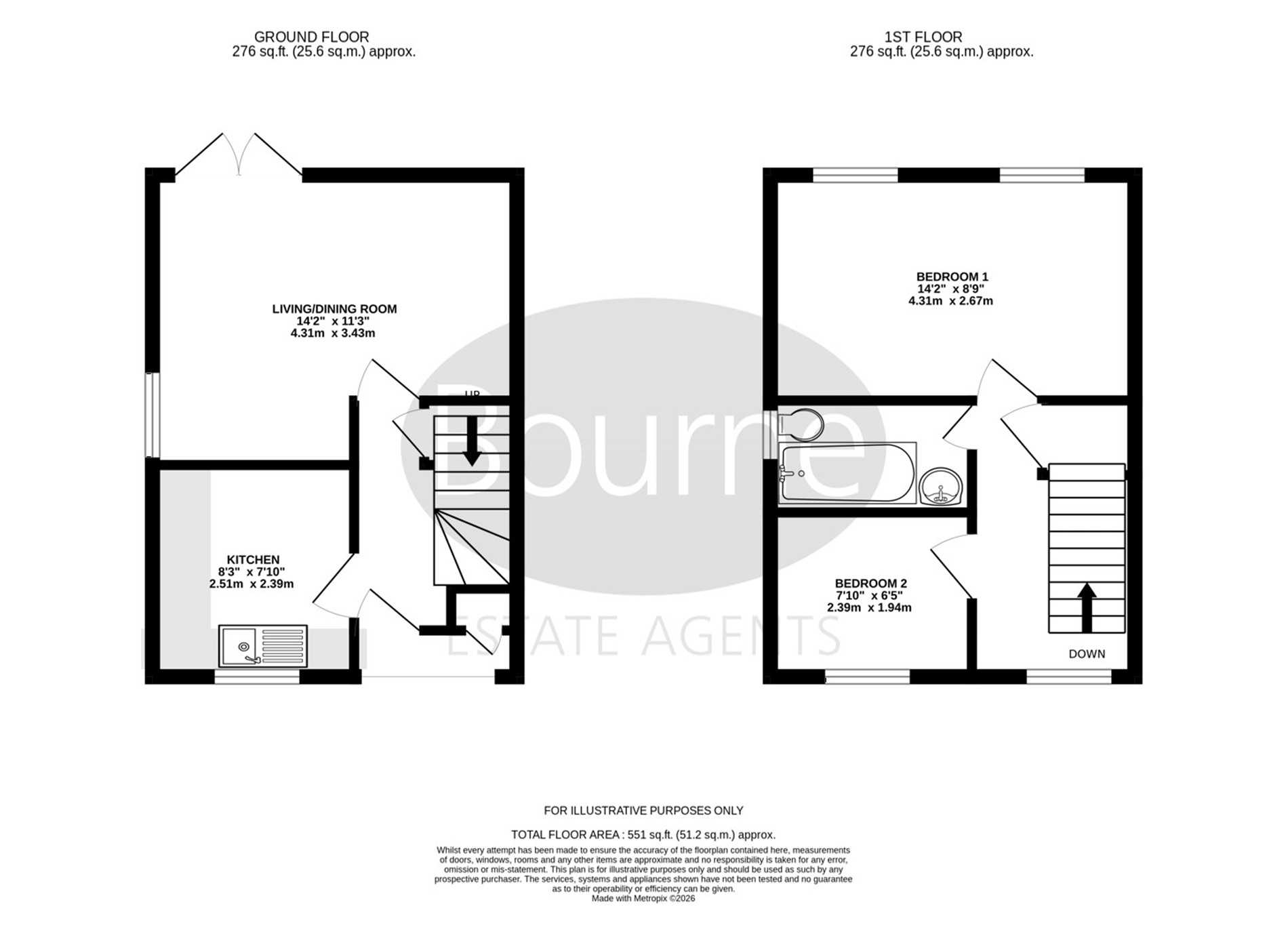 32b,, Church Road, Godalming floorplan