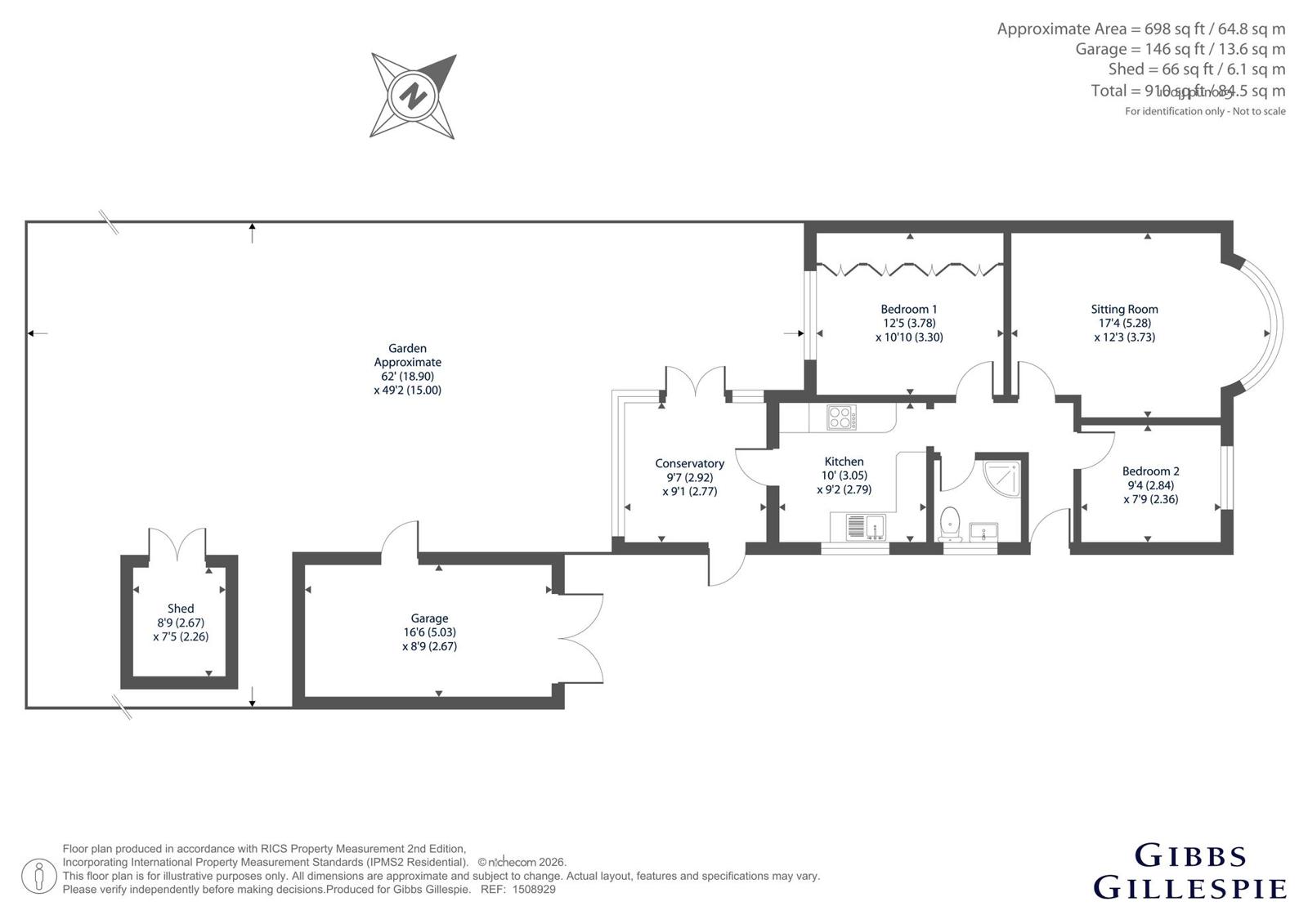 26, Hall Drive, Uxbridge floorplan
