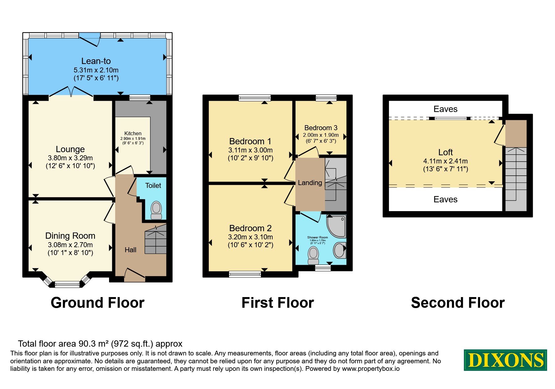32, Ward Close, West Midlands floorplan