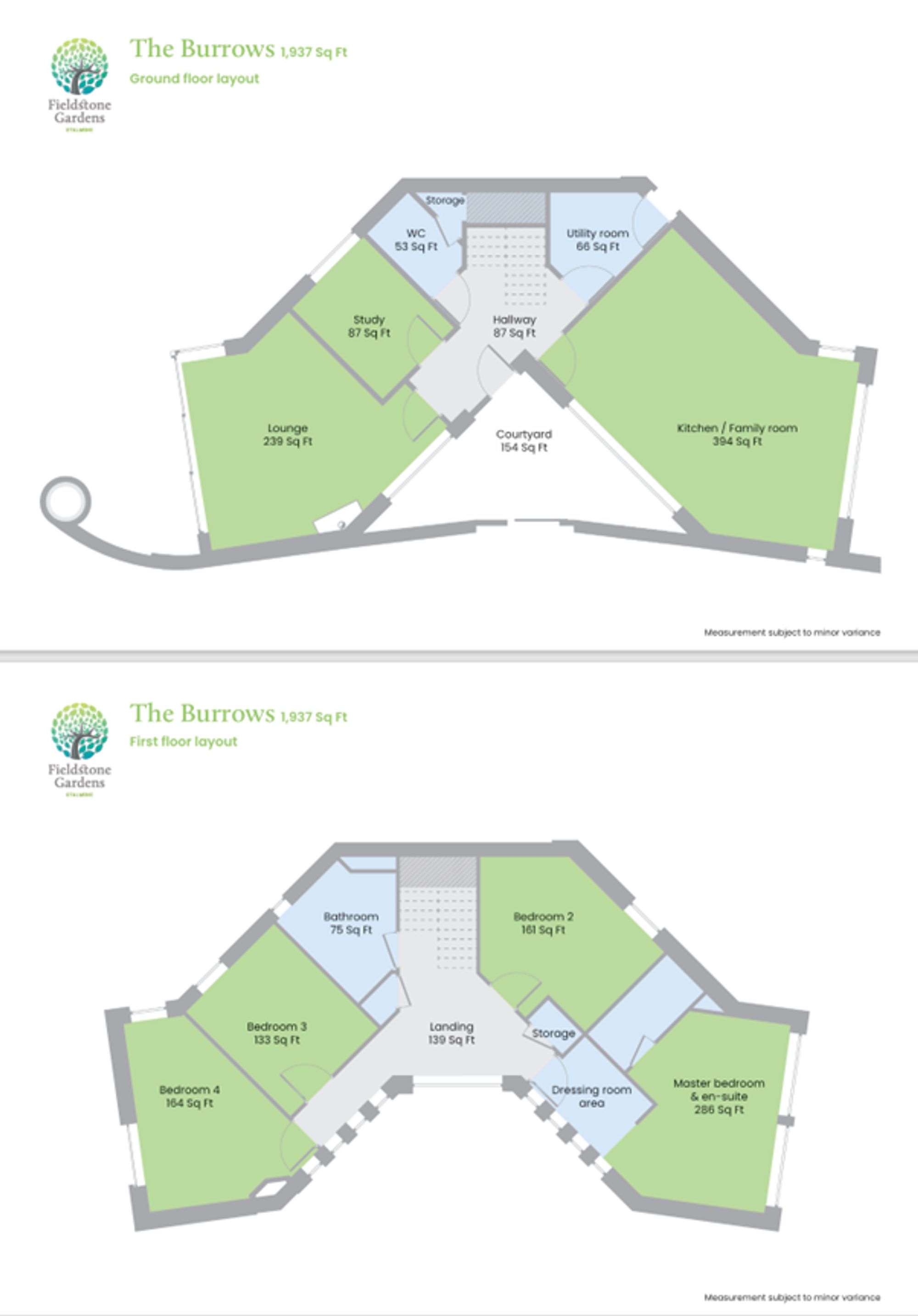 The Burrows, Fieldstone Gardens, Poulton-le-Fylde floorplan