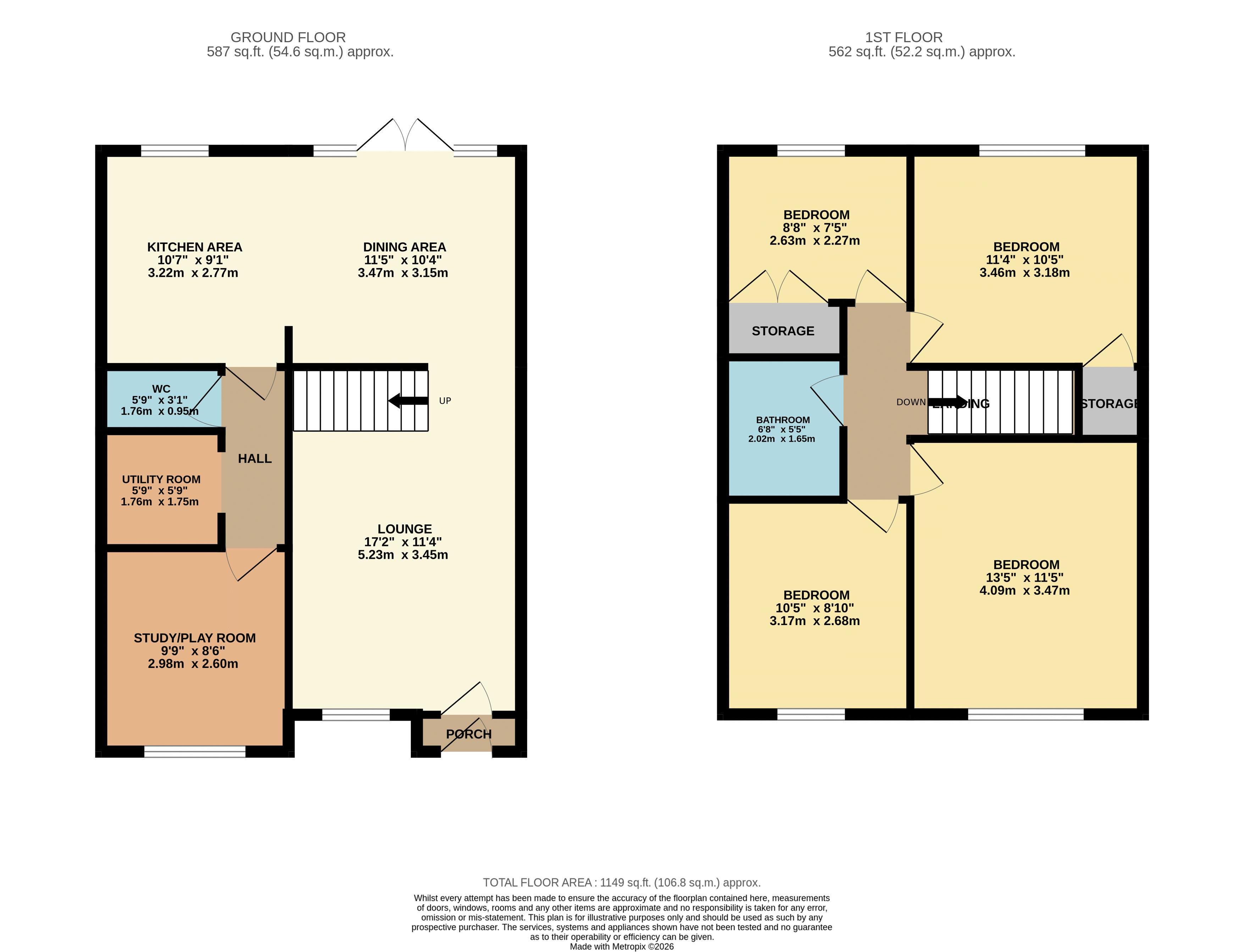 17, Ashbourne Road, Broxbourne floorplan