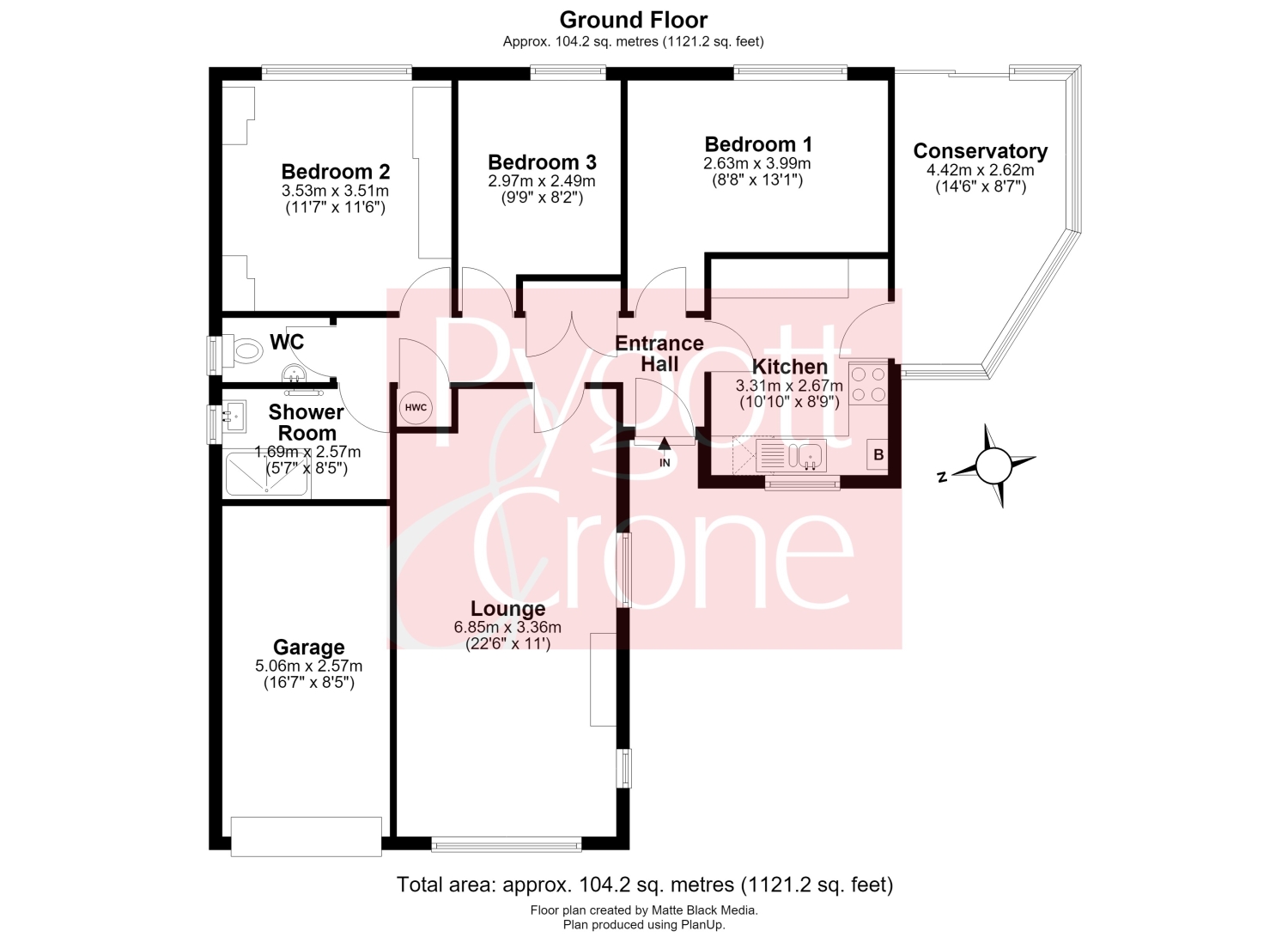 14, Mayfield Close, Spalding floorplan