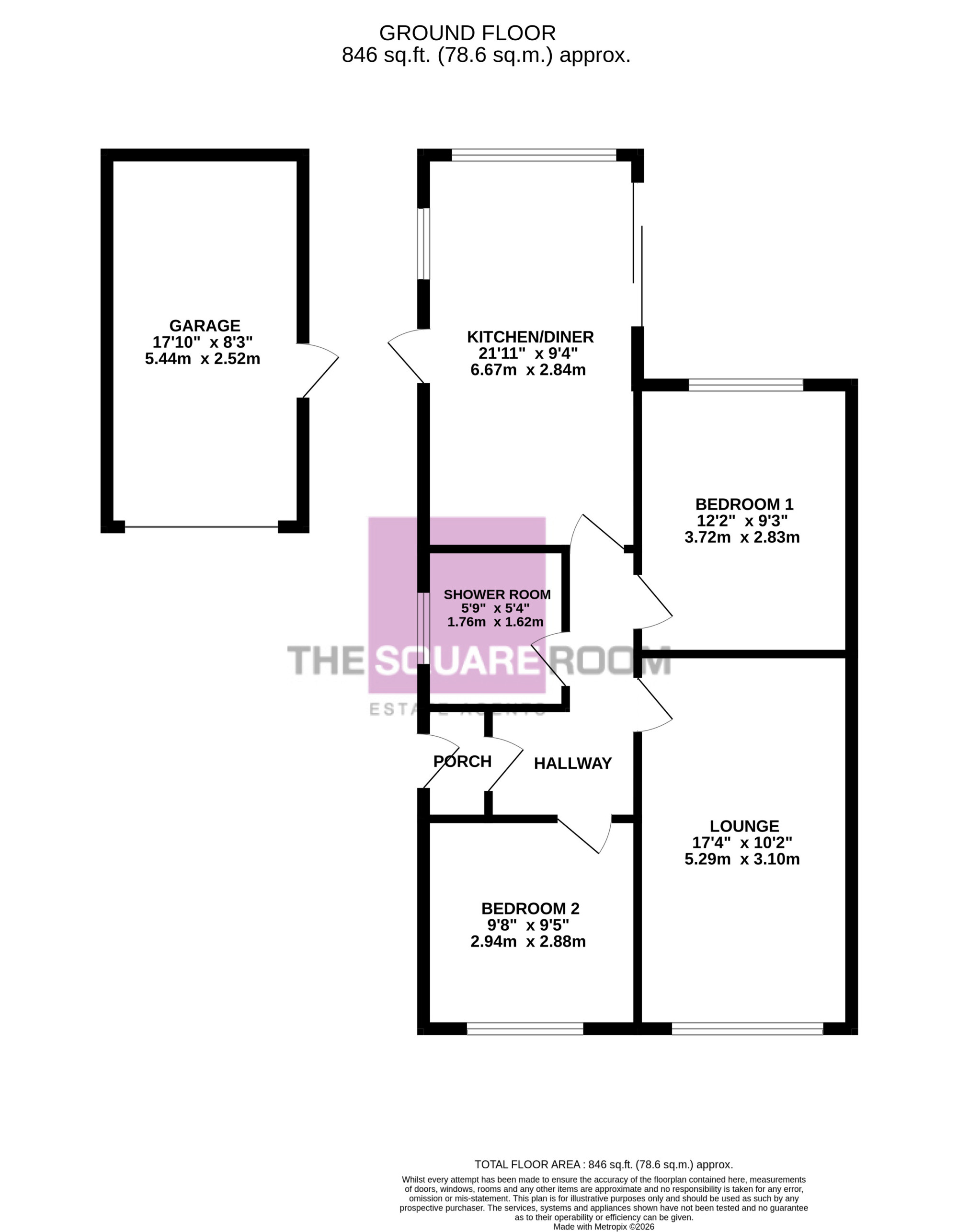23, Glenfield Avenue, Bispham floorplan