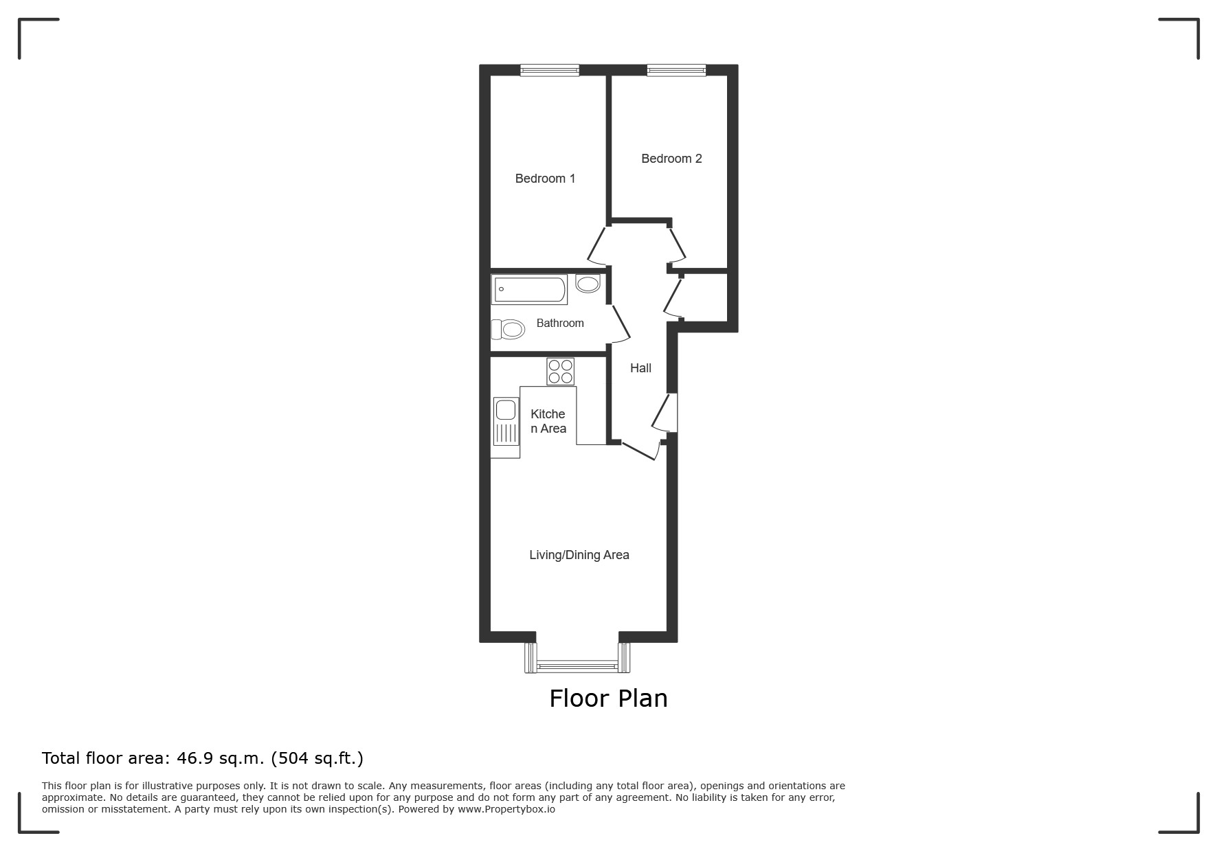 4 Woodland Court,, Orchard Close, Isle of Wight floorplan