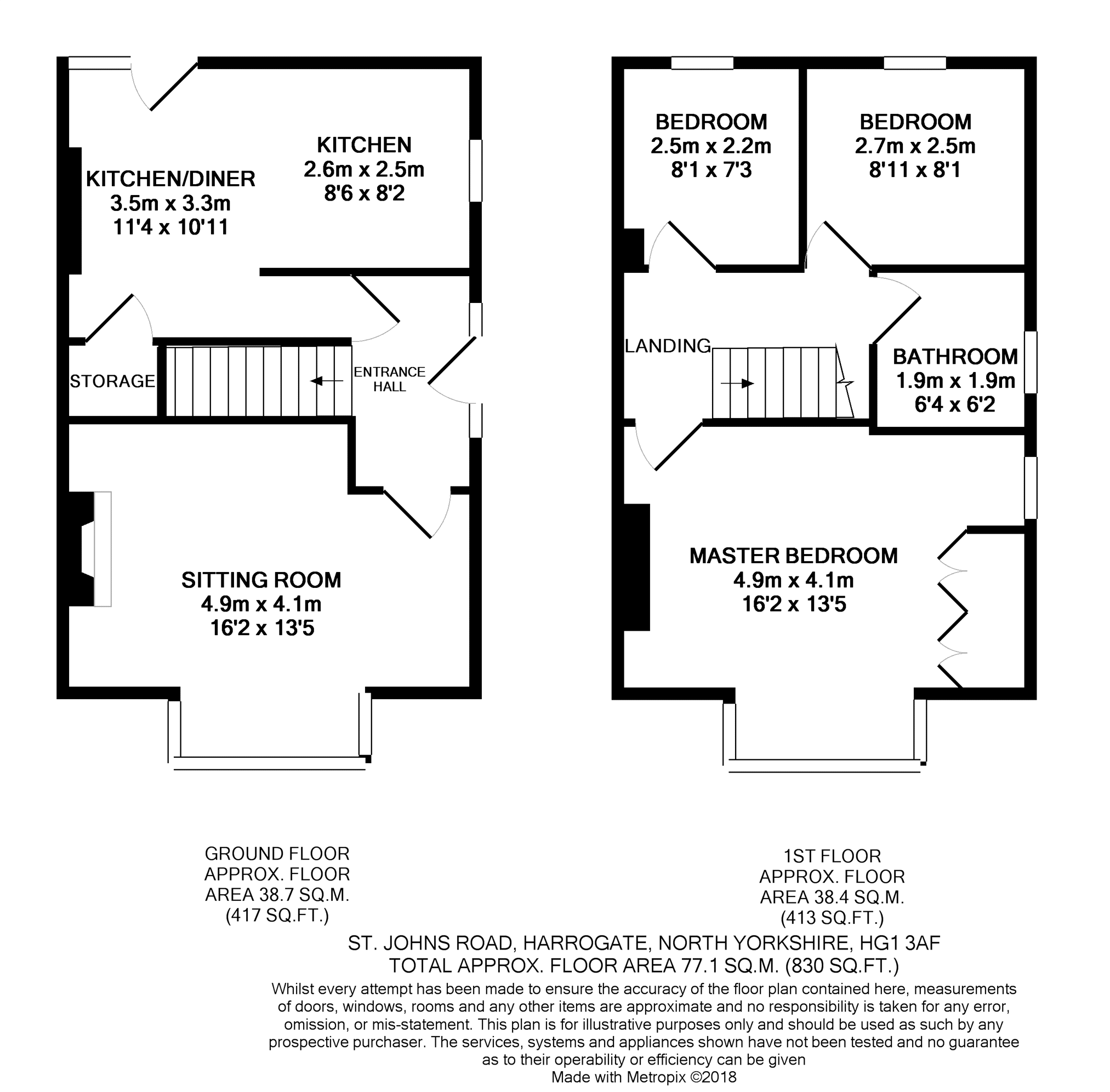 3 Bedrooms Semi-detached house for sale in St. Johns Road, Harrogate HG1