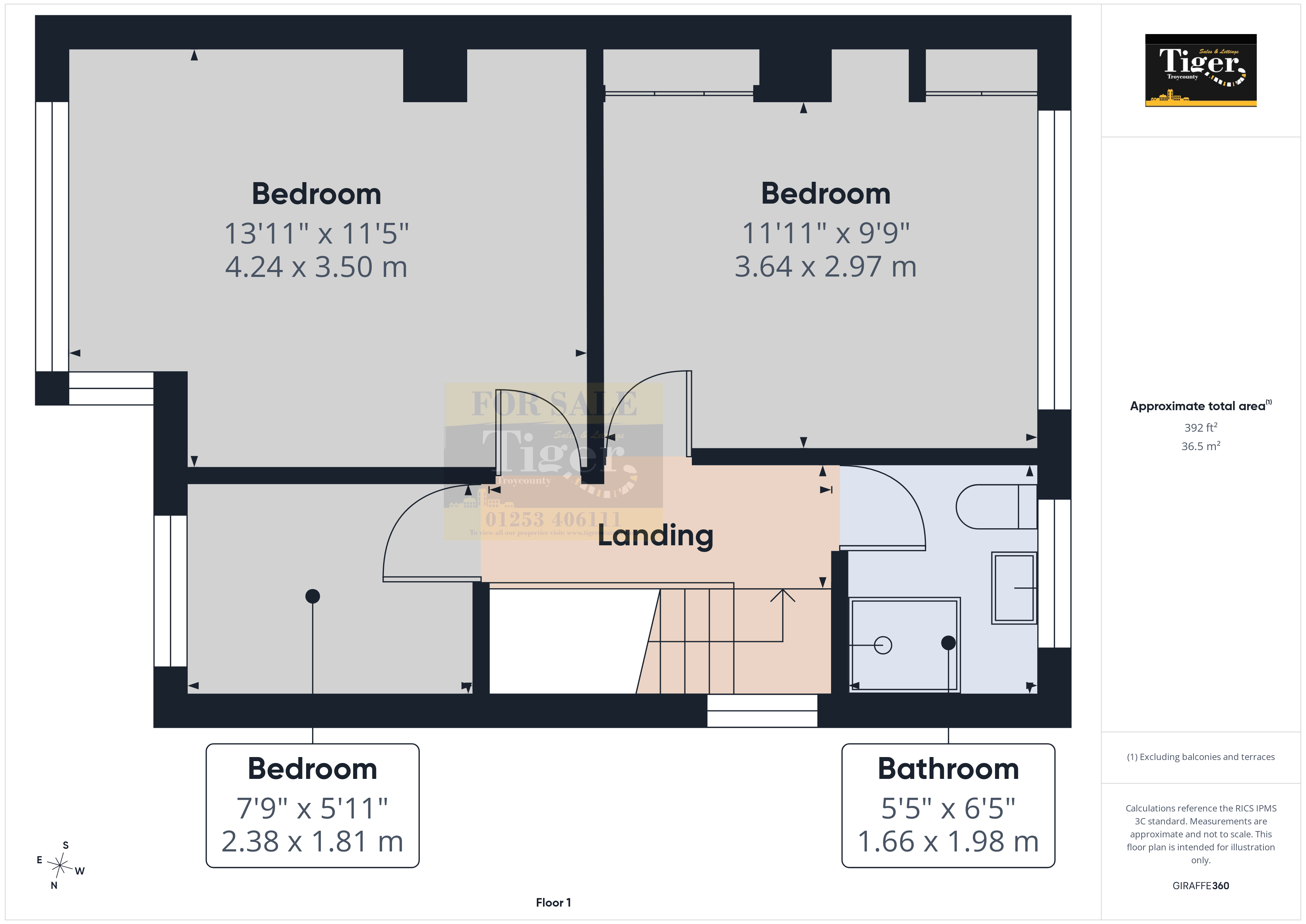 329, Vicarage Lane, Blackpool floorplan