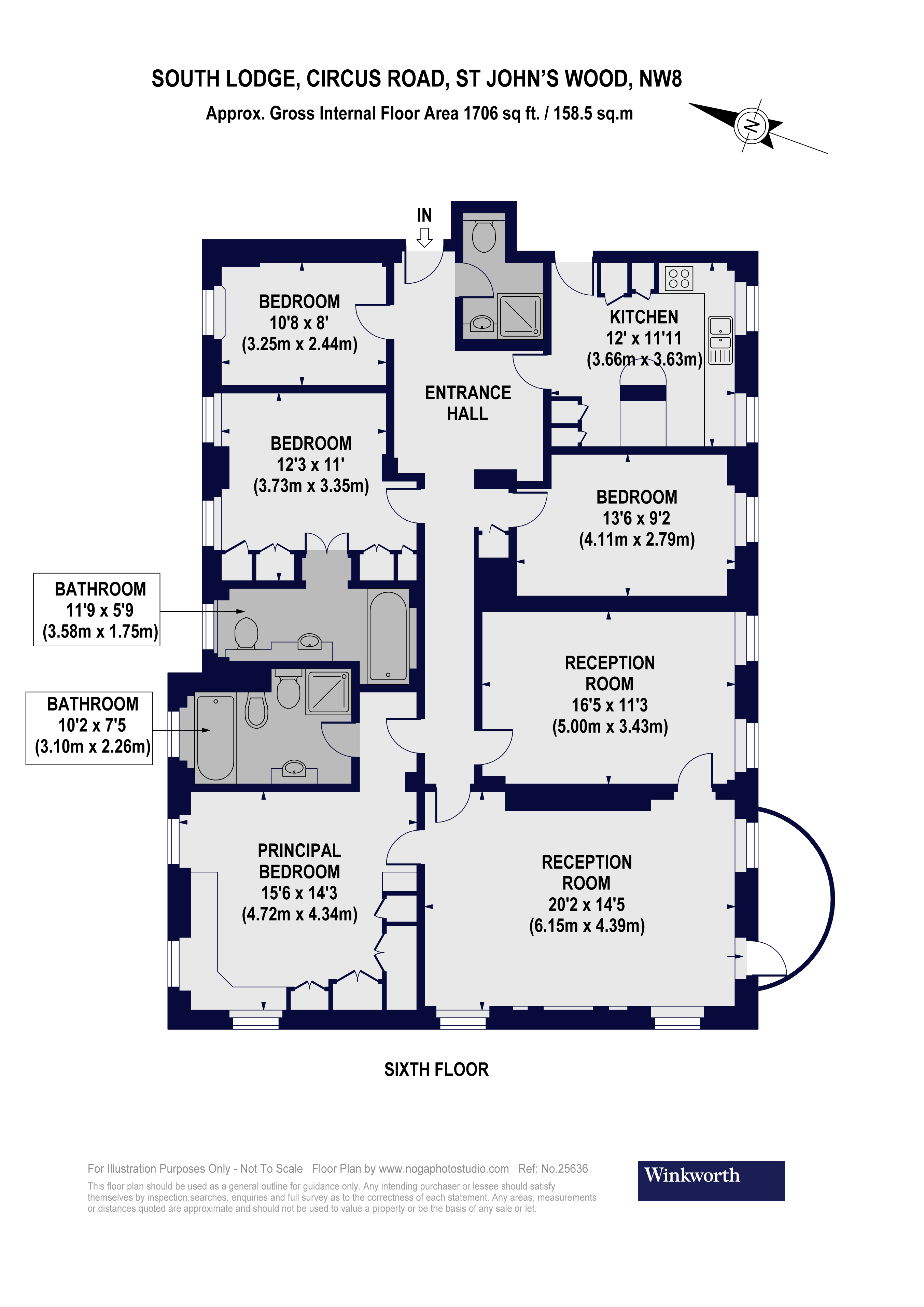 4 Bedrooms Flat to rent in South Lodge, Grove End Road, St Johns Wood NW8