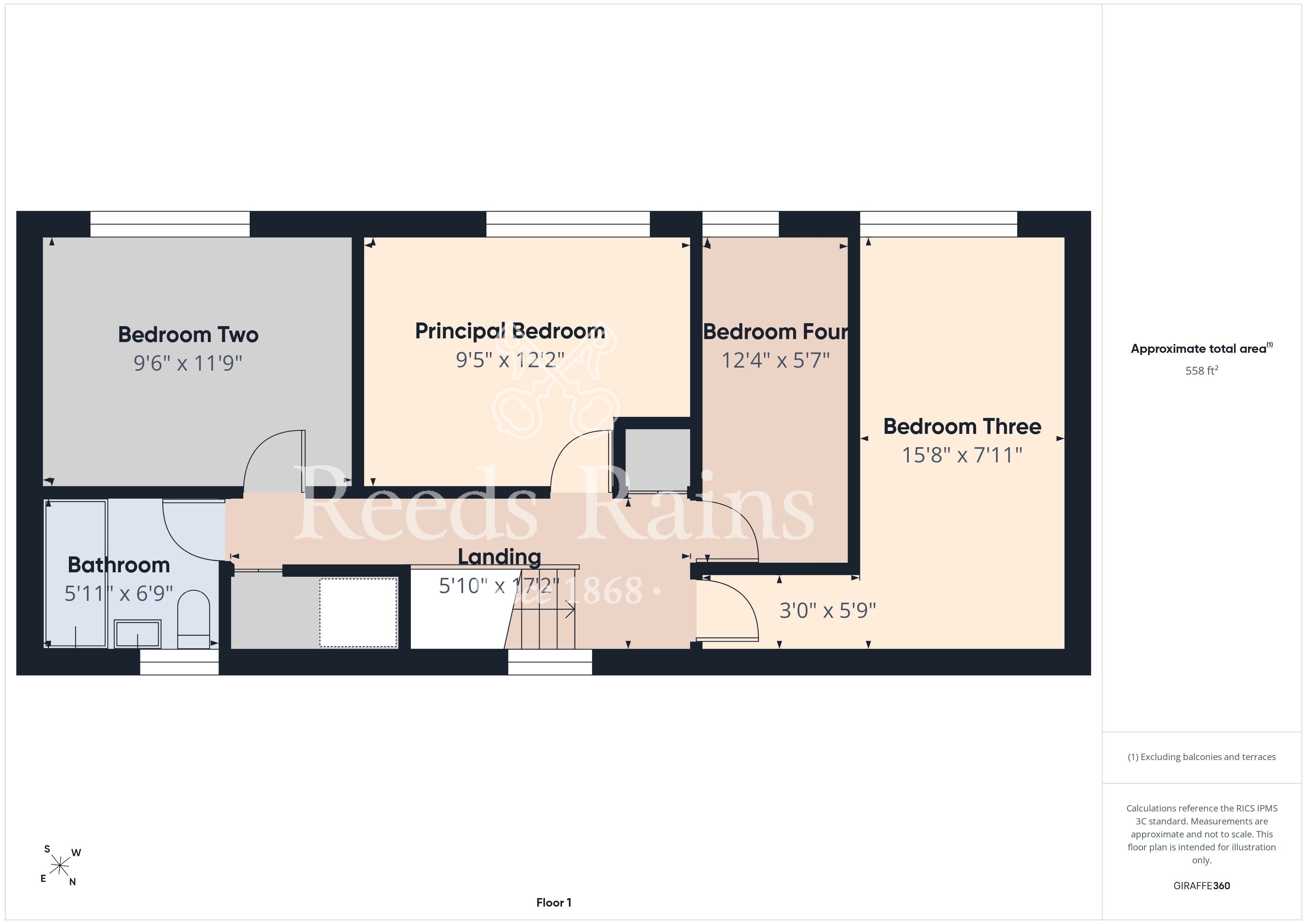 91, Wimborne Close, Hull floorplan