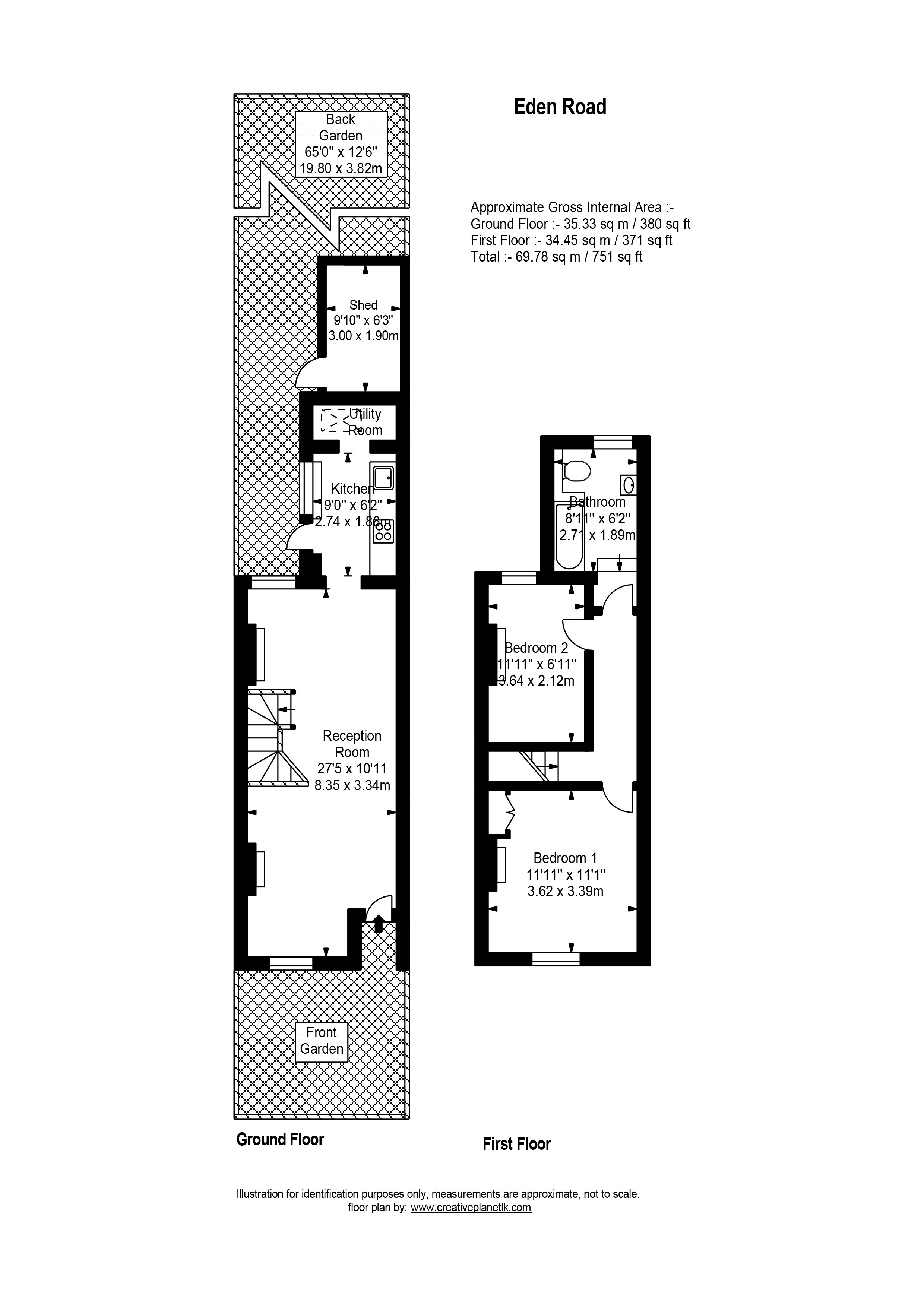 Free property report 78 Eden Road, Walthamstow, E17 9JY Chimnie