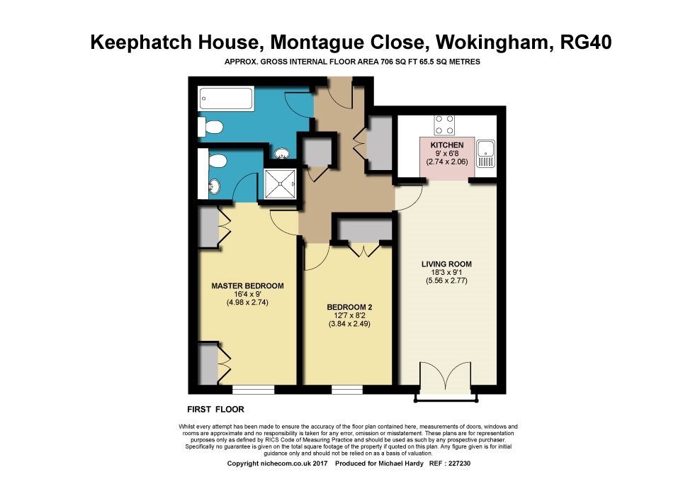 2 Bedrooms Flat to rent in Montague Close, Wokingham RG40