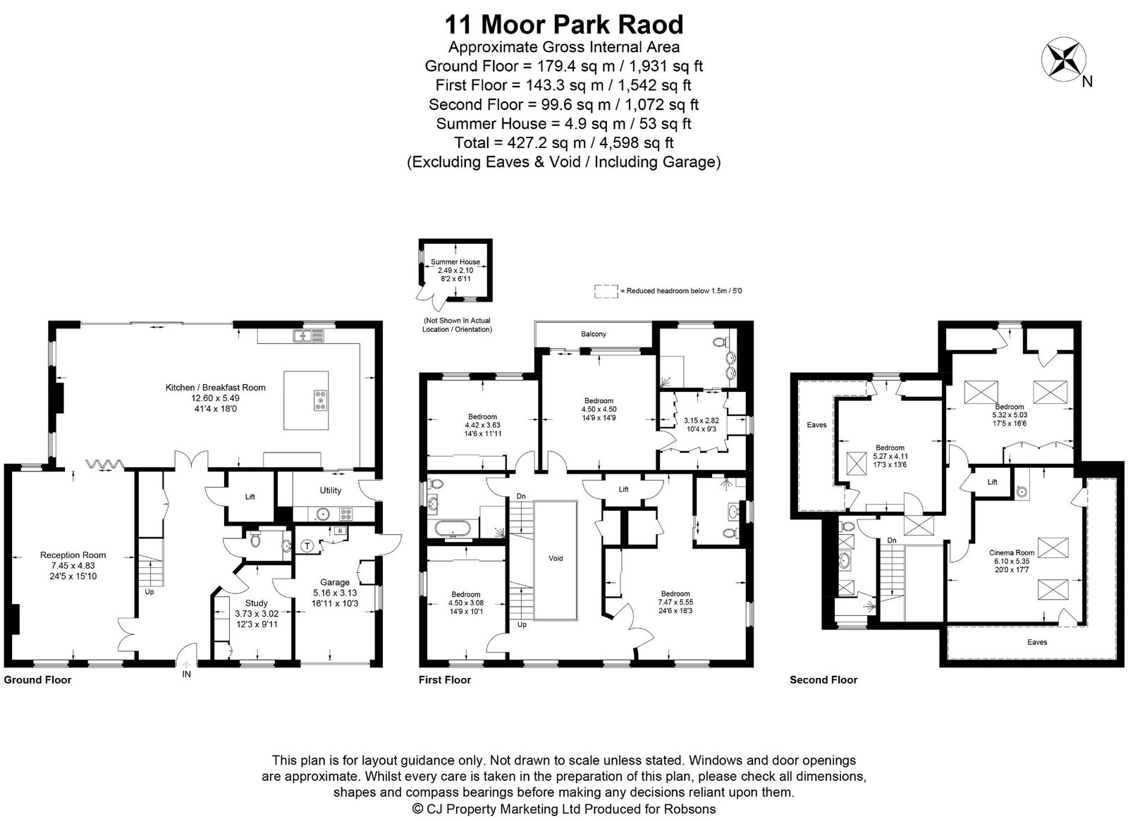 11, Moor Park Road, Northwood floorplan