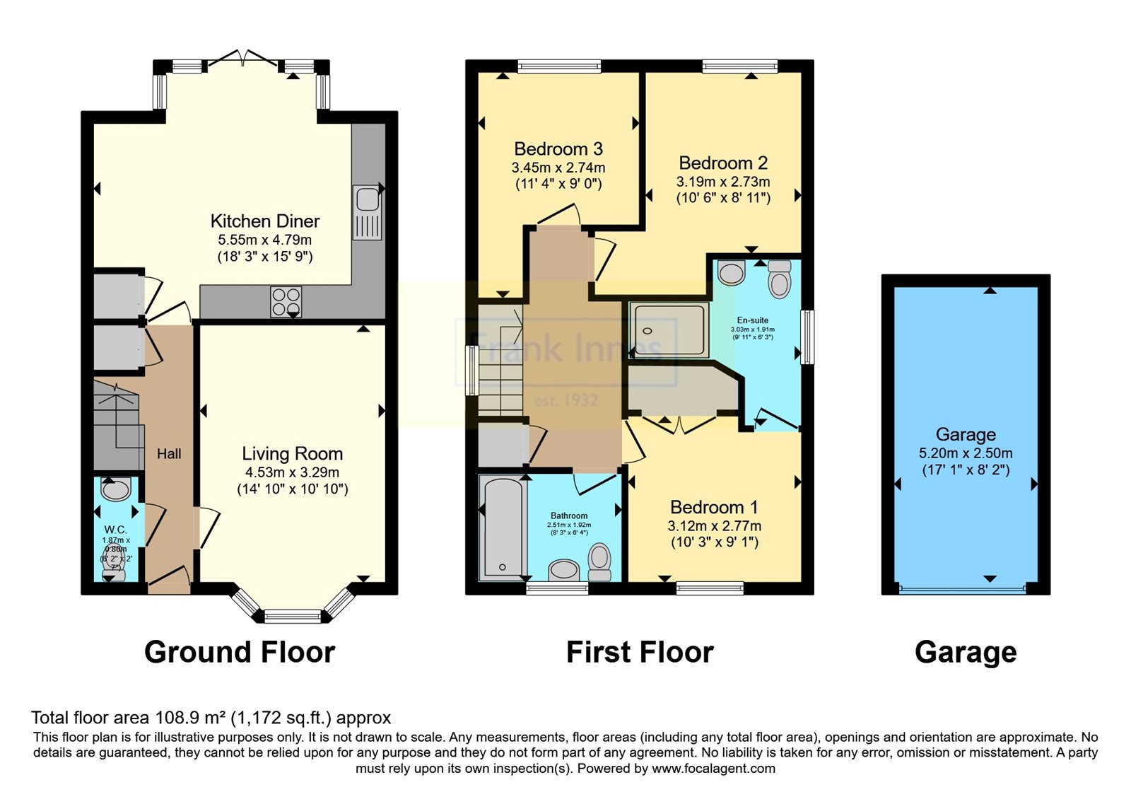 1, Harper Lane, Coalville floorplan