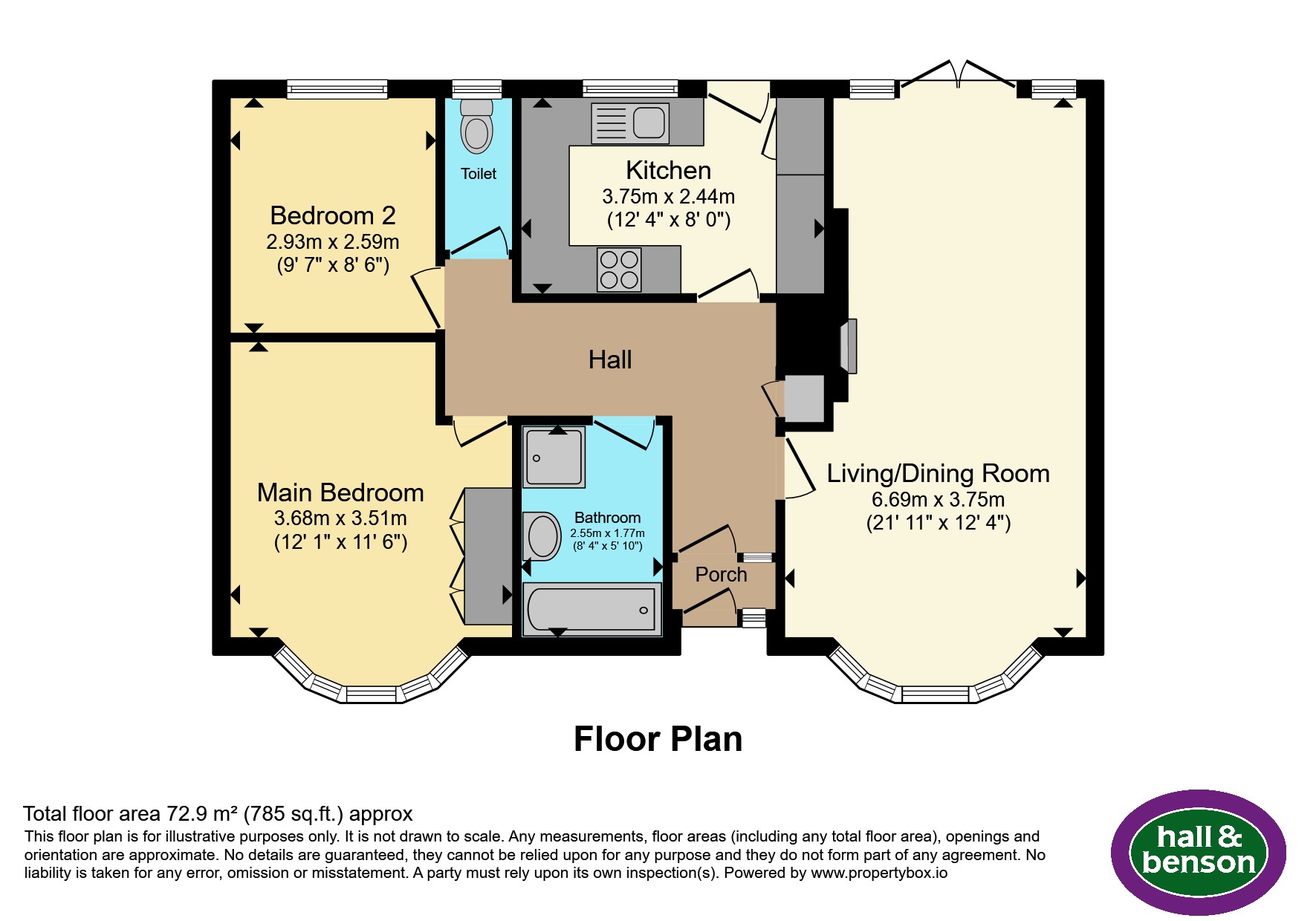 117, Nottingham Road, Derby floorplan