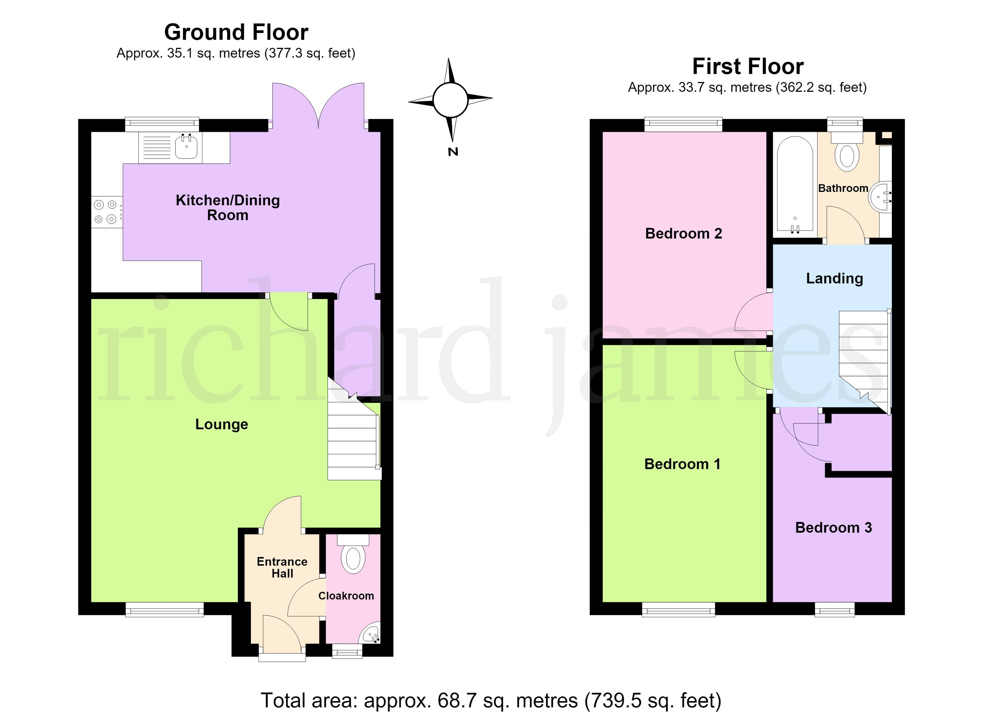 9, Alken Close, Wellingborough floorplan