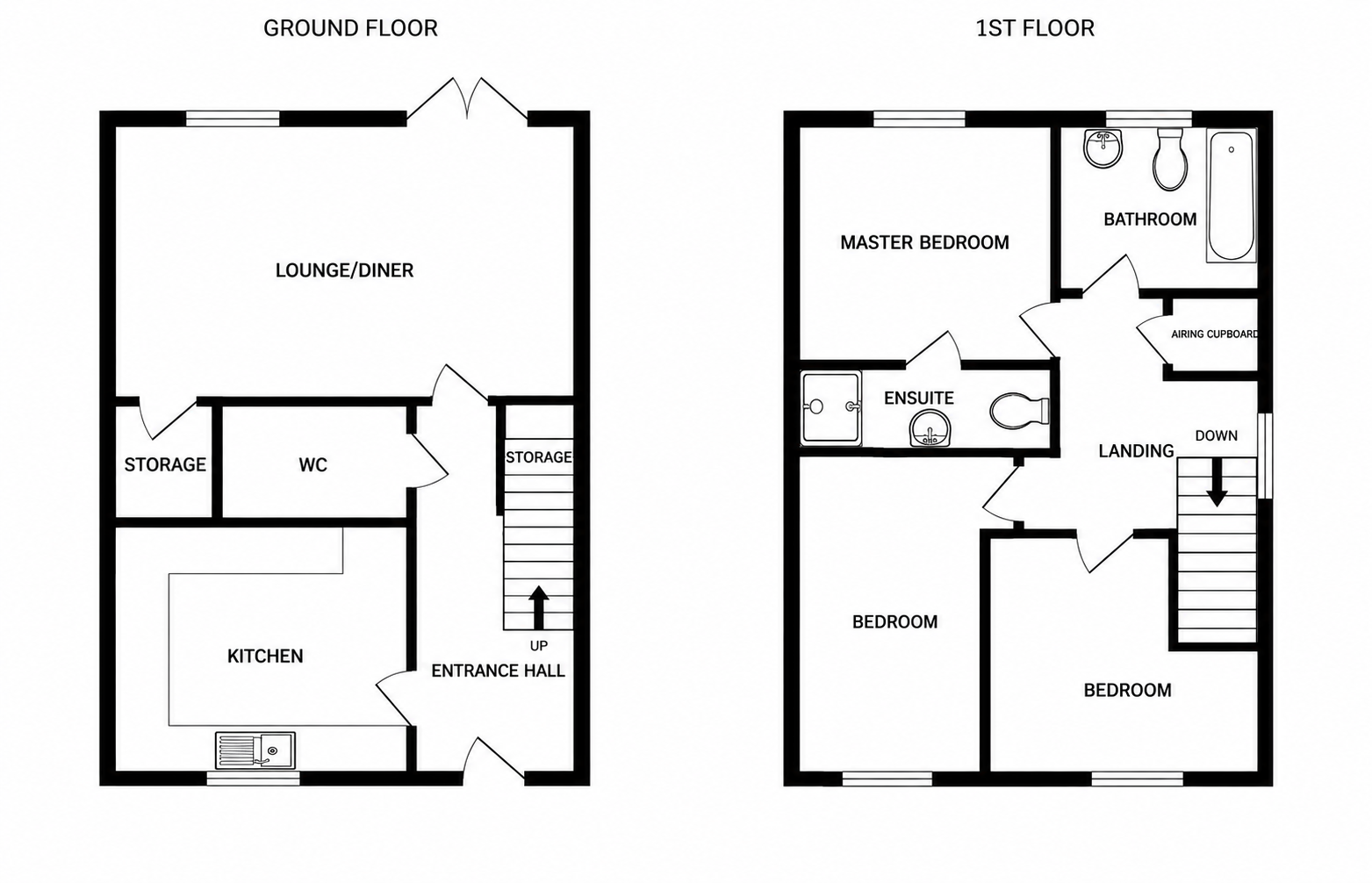 Magpie Chase, Colchester floorplan