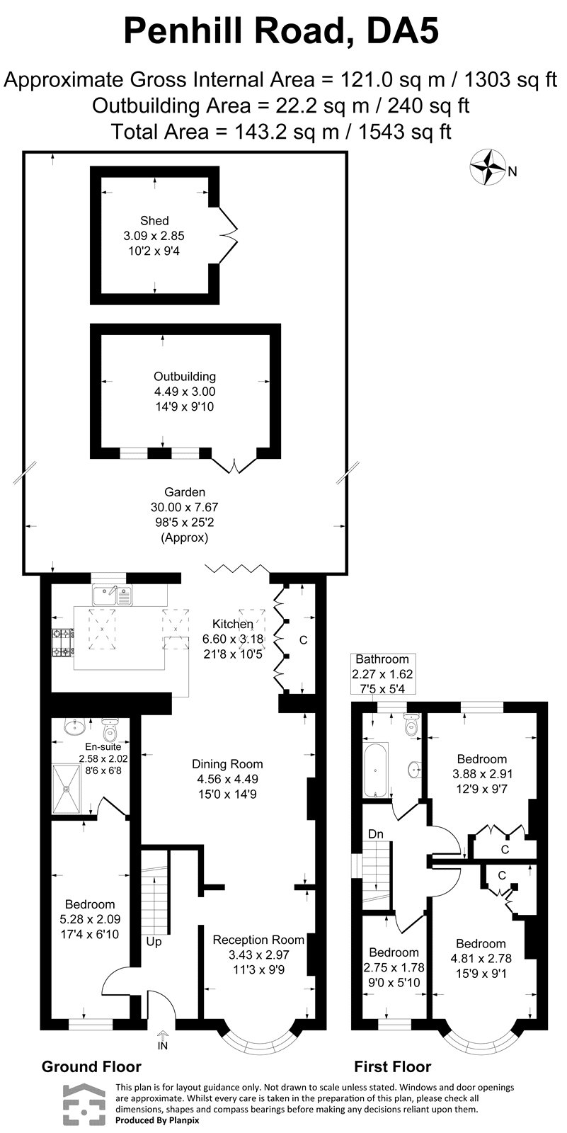 96, Penhill Road, Kent floorplan