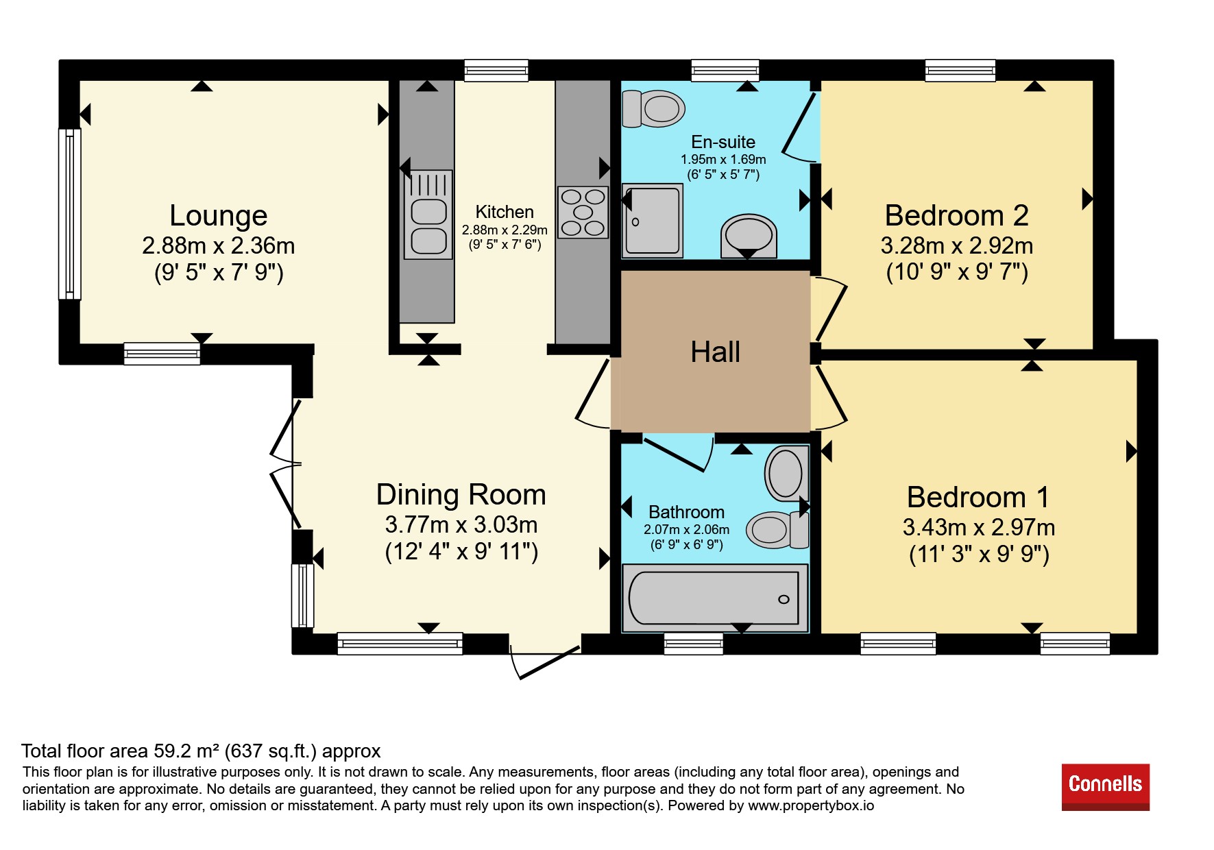 17, Meadow View, Earls Ditton Lane, Kidderminster floorplan