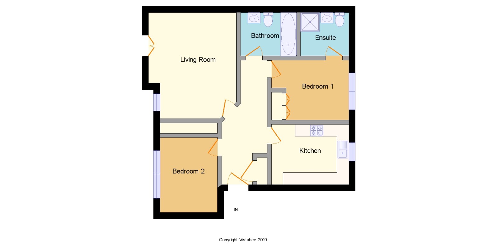 2 Bedrooms Flat for sale in Kincaid Court, Greenock, Inverclyde PA15